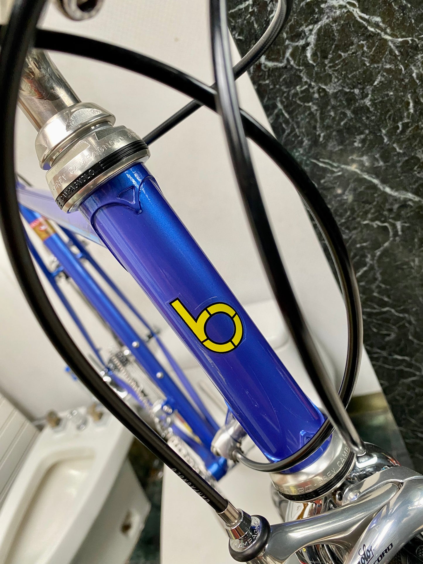 (SIZE 56cm) EARLY-1990's BERTRAND "3000" ROAD BIKE - CAMPAGNOLO RECORD