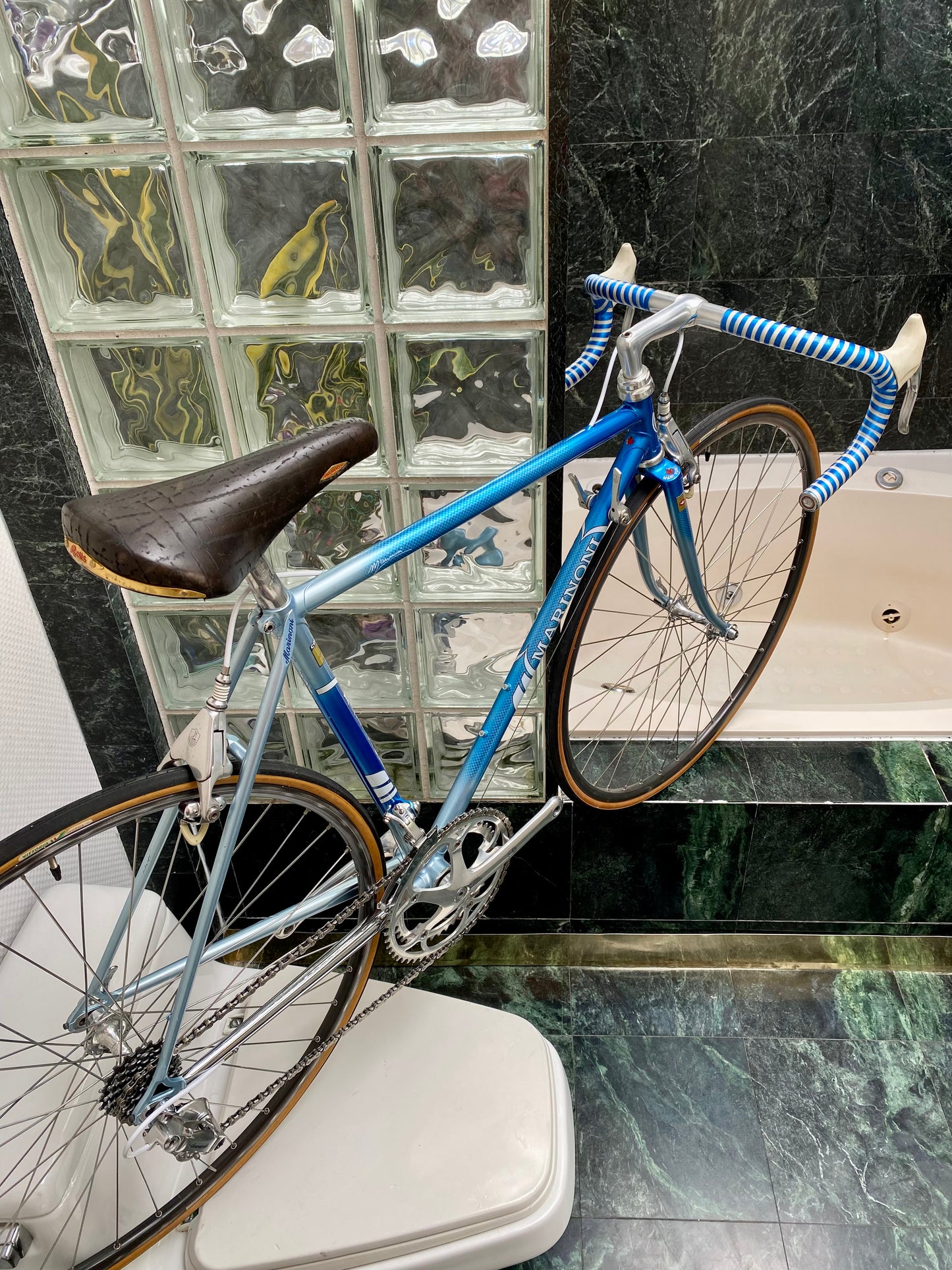 (SIZE 51cm) 1980's MARINONI SPECIAL ROAD BIKE - CAMPAGNOLO C-RECORD DELTA GROUPSET