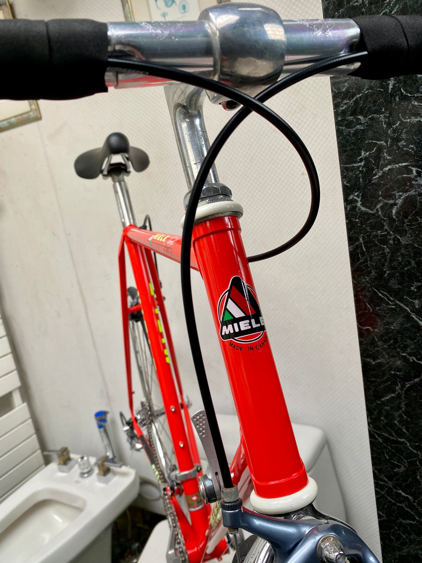 (SIZE 57cm) 1980's MIELE TIVOLI ROAD BIKE - COLUMBUS - LIKE NEW