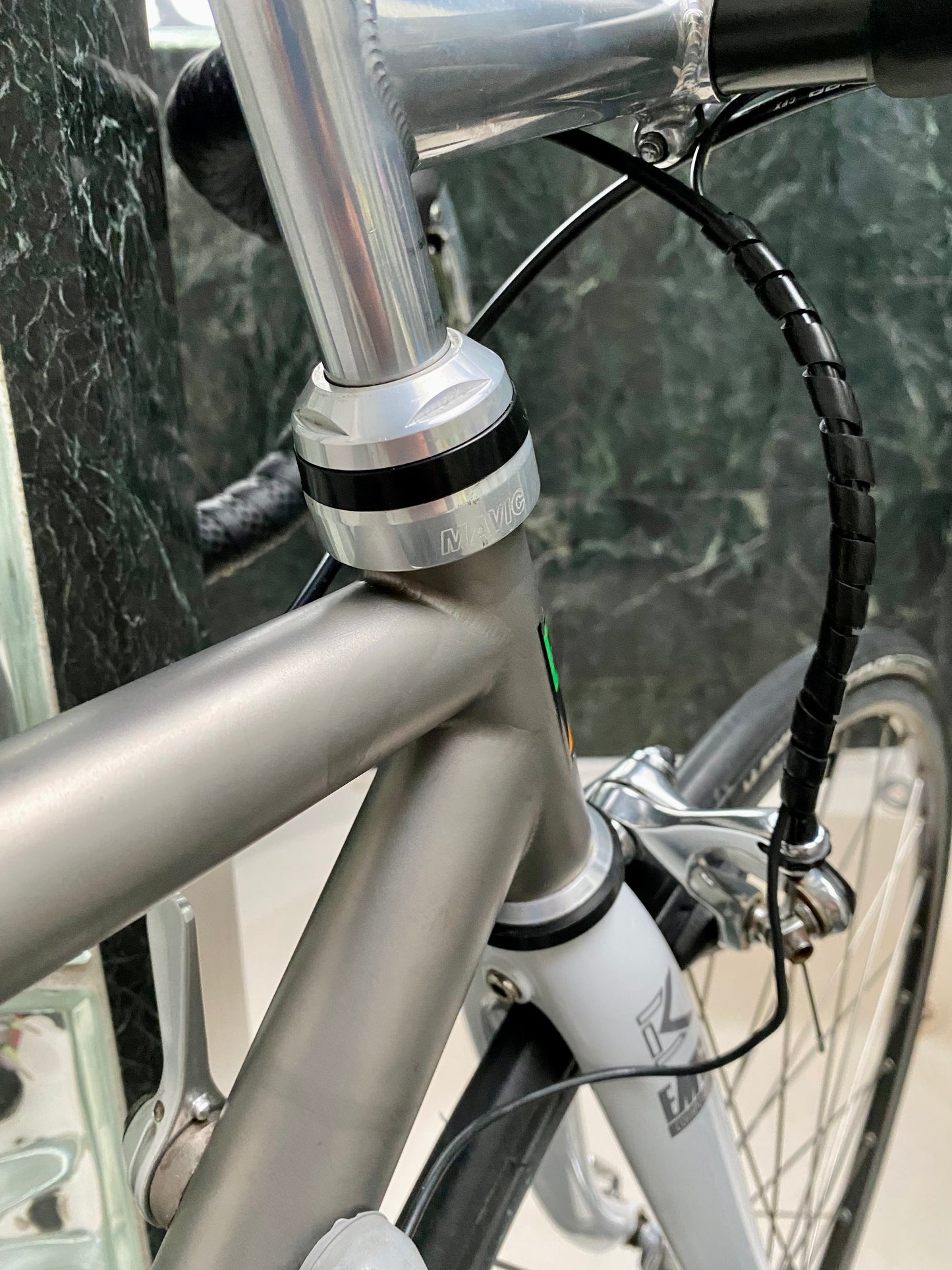 (SIZE 51cm) 1992 DEAN TITANIUM ROAD BIKE - CUSTOM BUILD - MAVIC ZAP ELECTRONIC GROUPSET