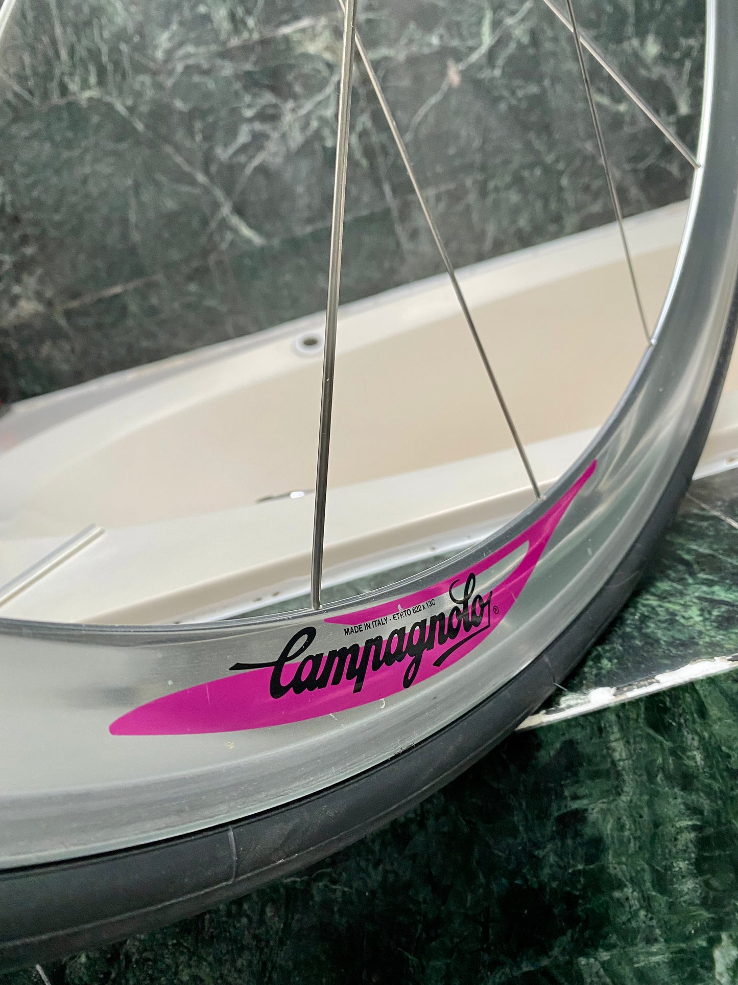 (SIZE 56cm) 1990's BASSO TITANIUM ROAD BIKE - CAMPAGNOLO RECORD - VENTO WHEELSET - INCREDIBLE!