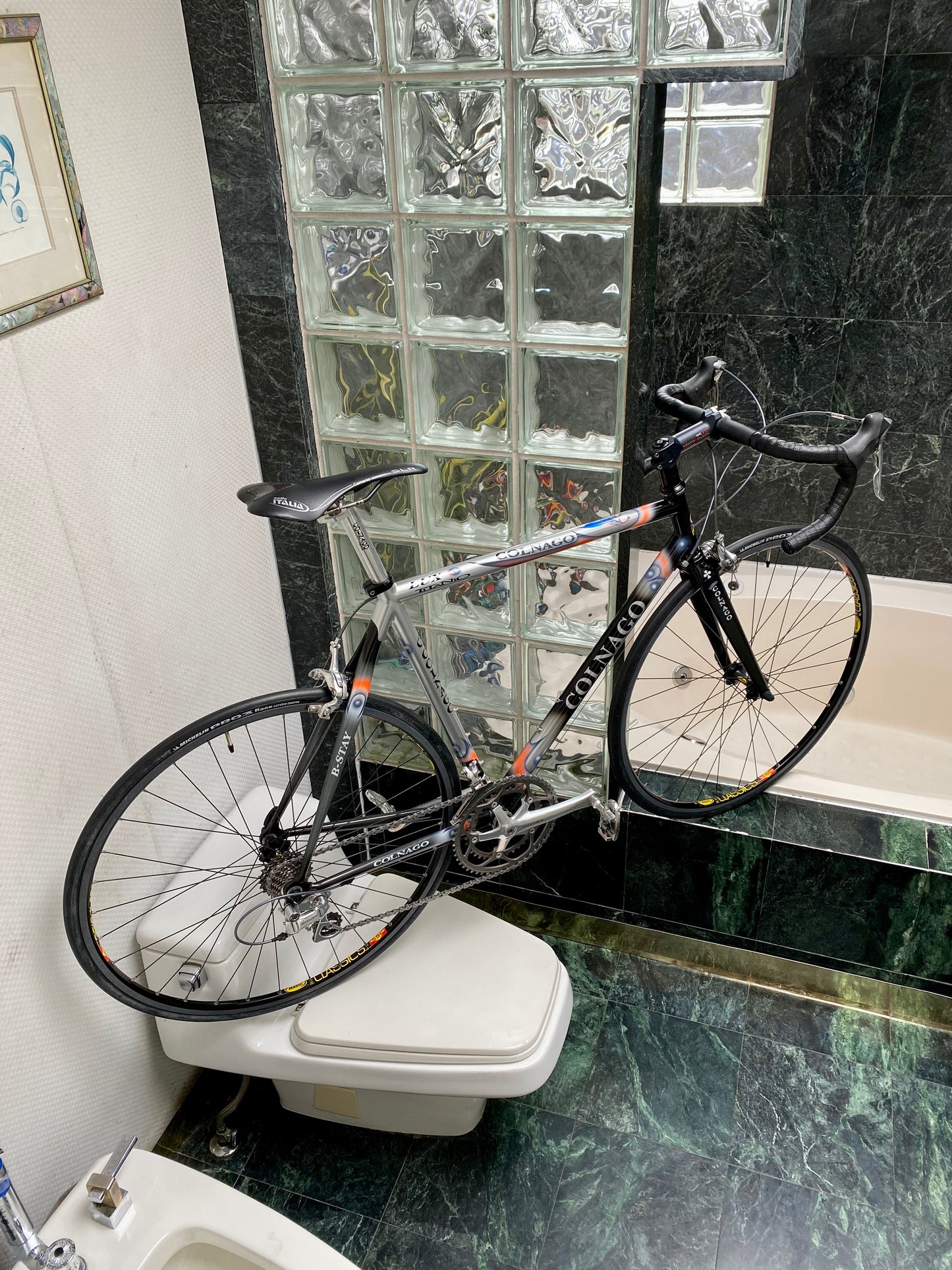 (SIZE 55cm) EARLY-2000's COLNAGO CT1 LUX TITANIO ROAD BIKE - DURA ACE - NOS