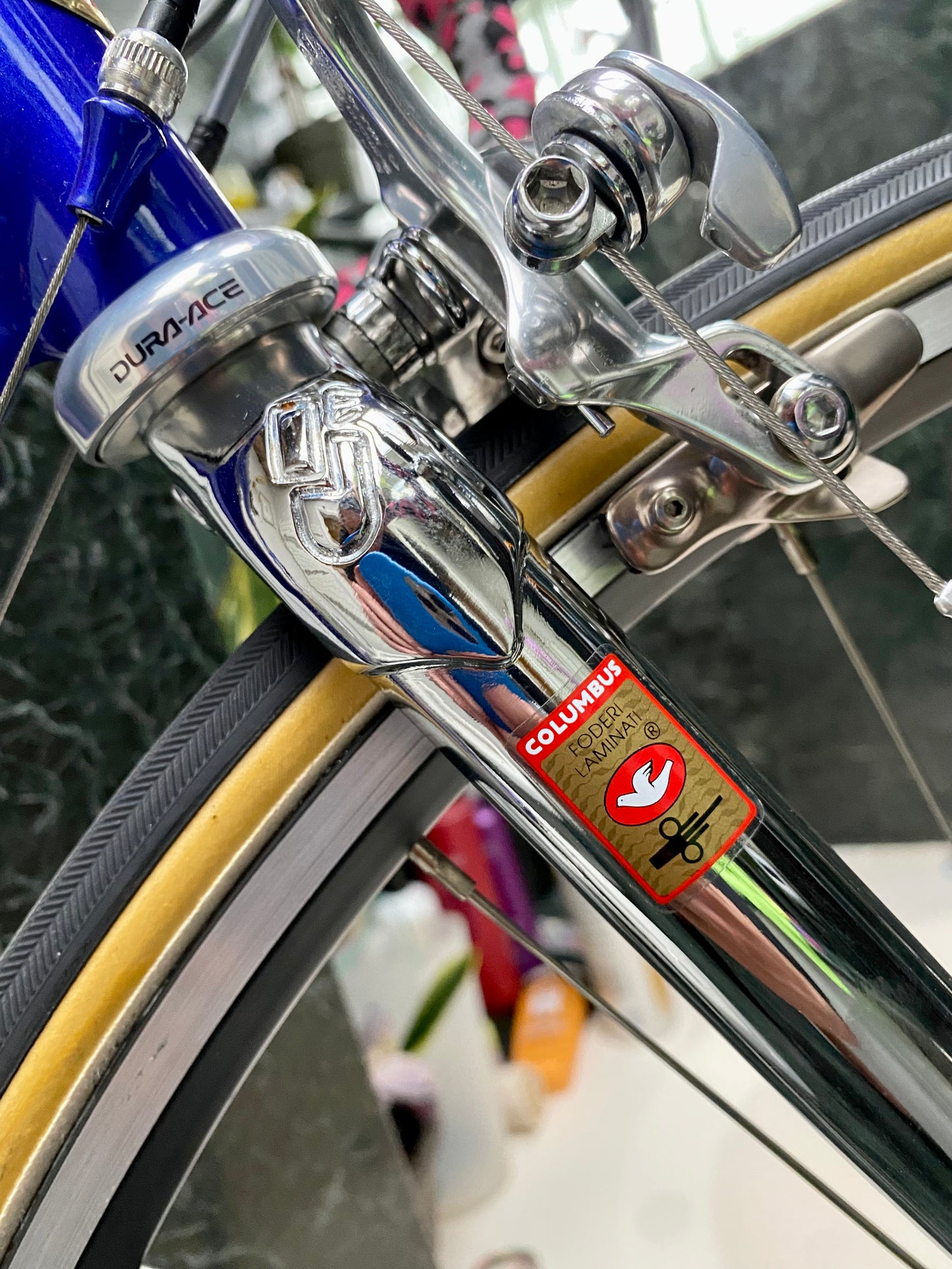 (SIZE 54cm) EARLY-1990's MASSI "MEGA TEAM" ROAD BIKE - COLUMBUS BRAIN - DURA ACE