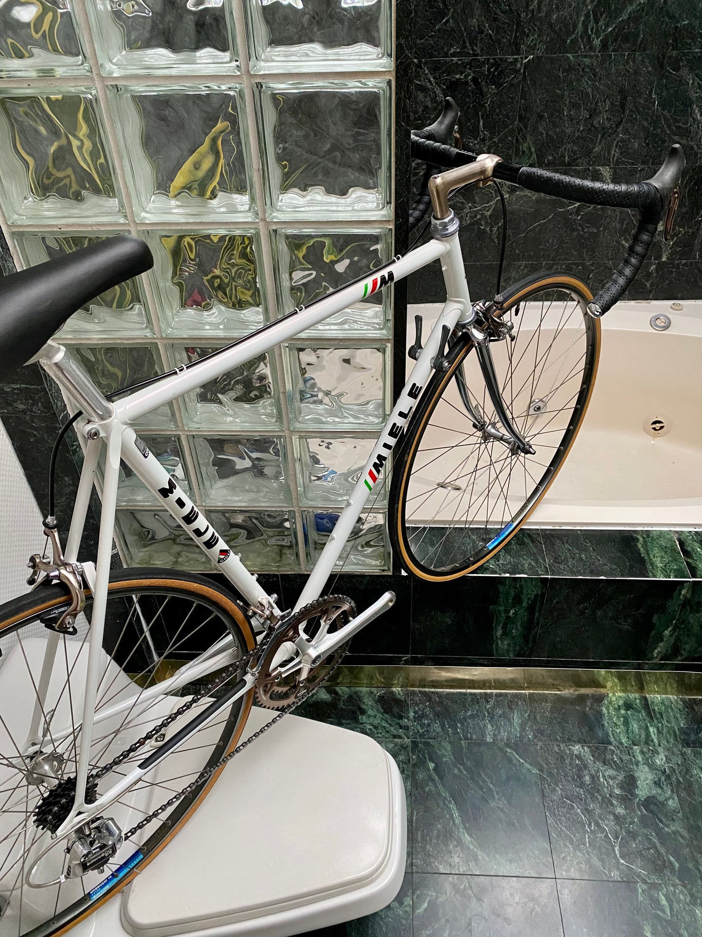 (SIZE 57cm) 1980's MIELE ROAD BIKE - SHIMANO 600 - COLUMBUS