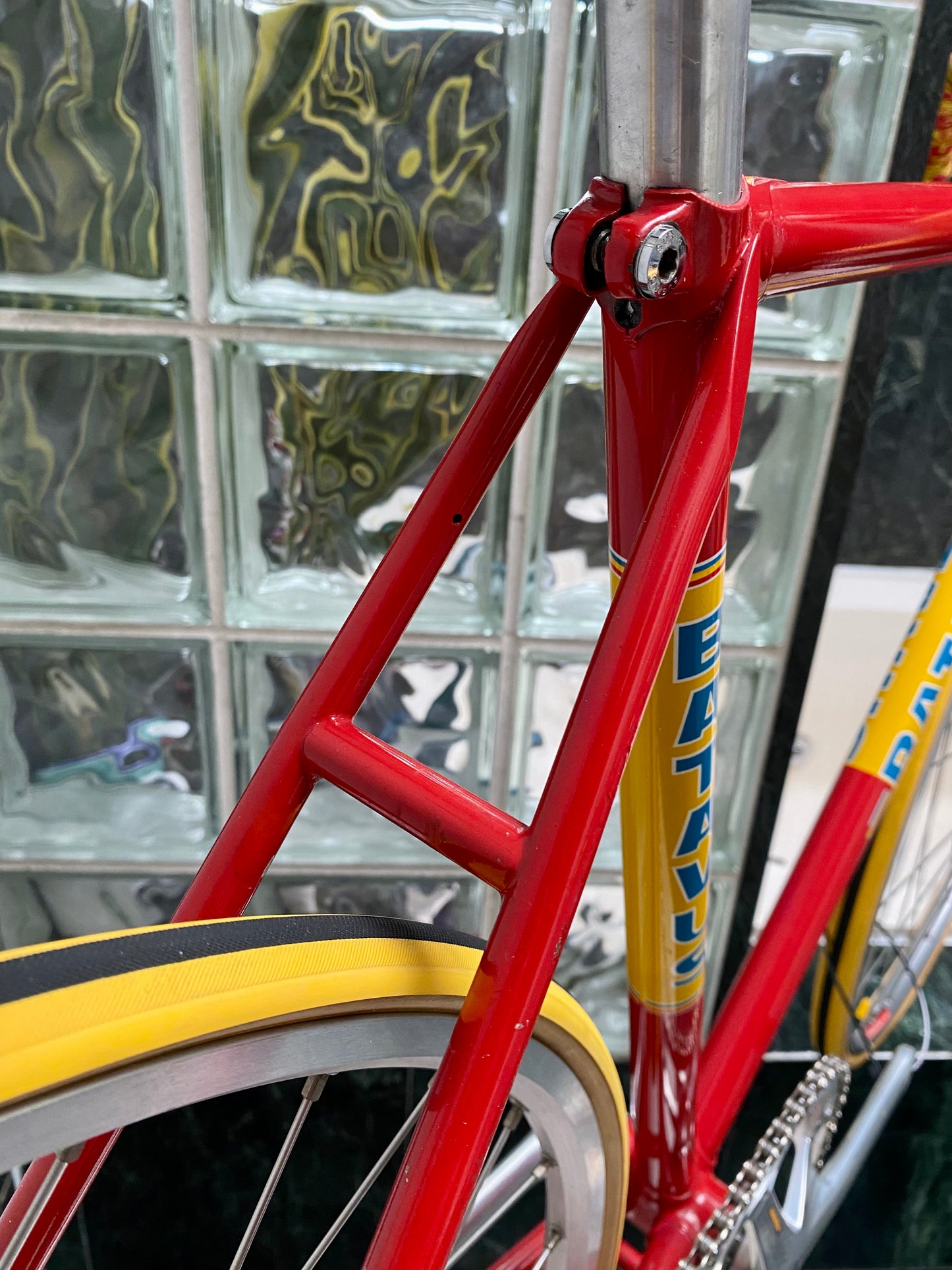 (SIZE 47cm) 1980's BATAVUS PROFESSIONAL TRACK BIKE - MICHE GROUPSET