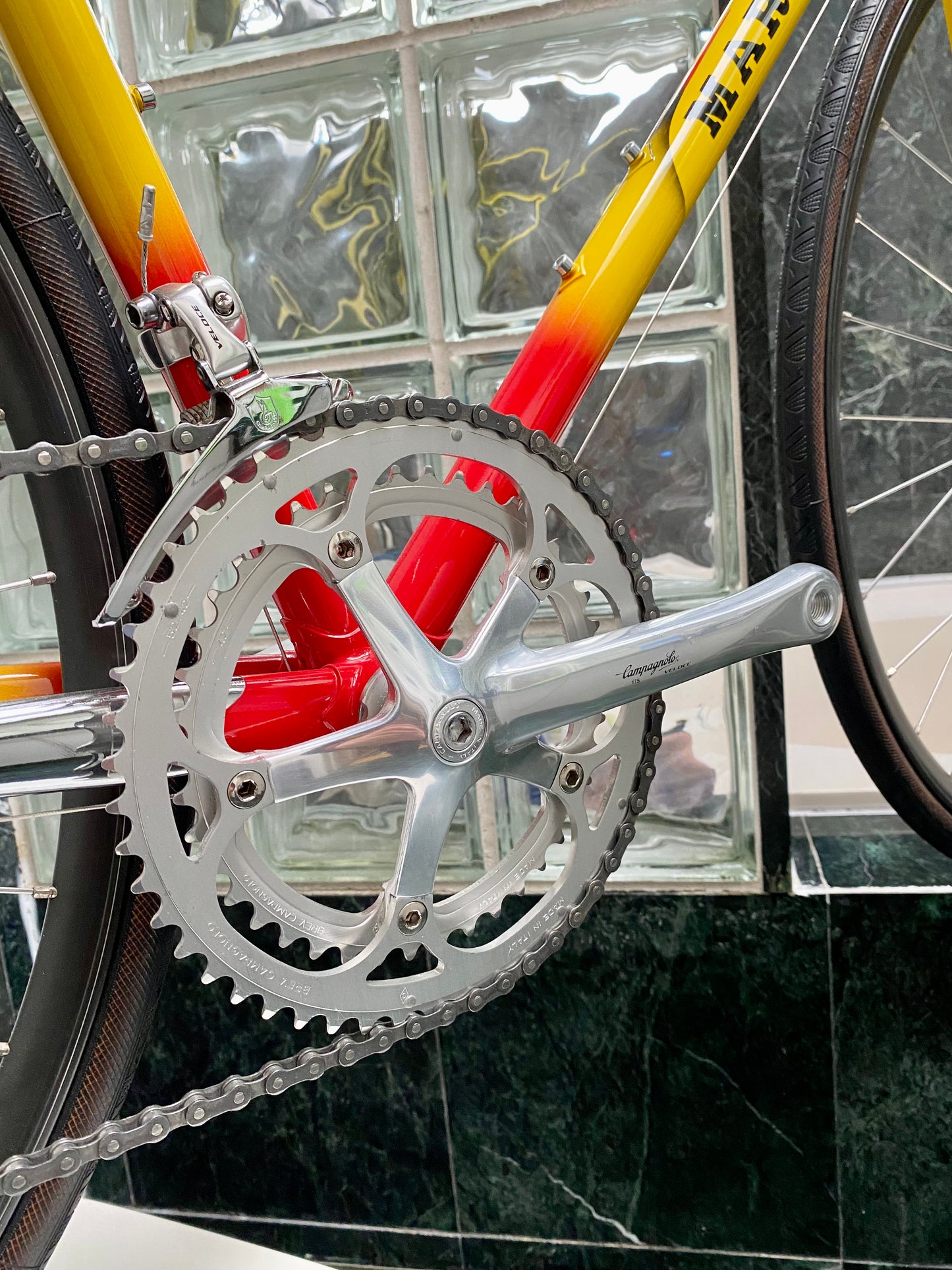 (SIZE 60cm) 1990's MARINONI ROAD BIKE - COLUMBUS EL EXTRA LIGHT - CAMPAGNOLO - ABSOLUTELY SPOTLESS!