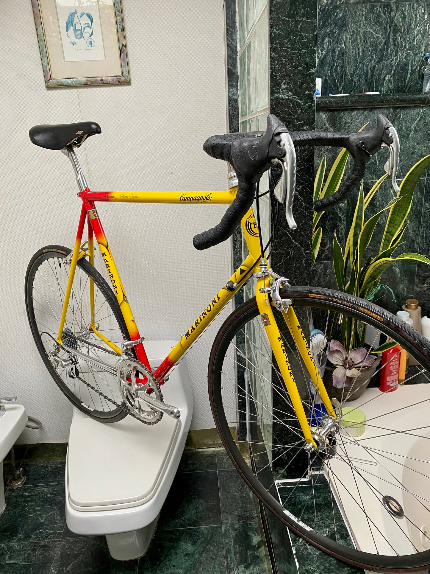 (SIZE 60cm) 1990's MARINONI ROAD BIKE - COLUMBUS EL EXTRA LIGHT - CAMPAGNOLO - ABSOLUTELY SPOTLESS!