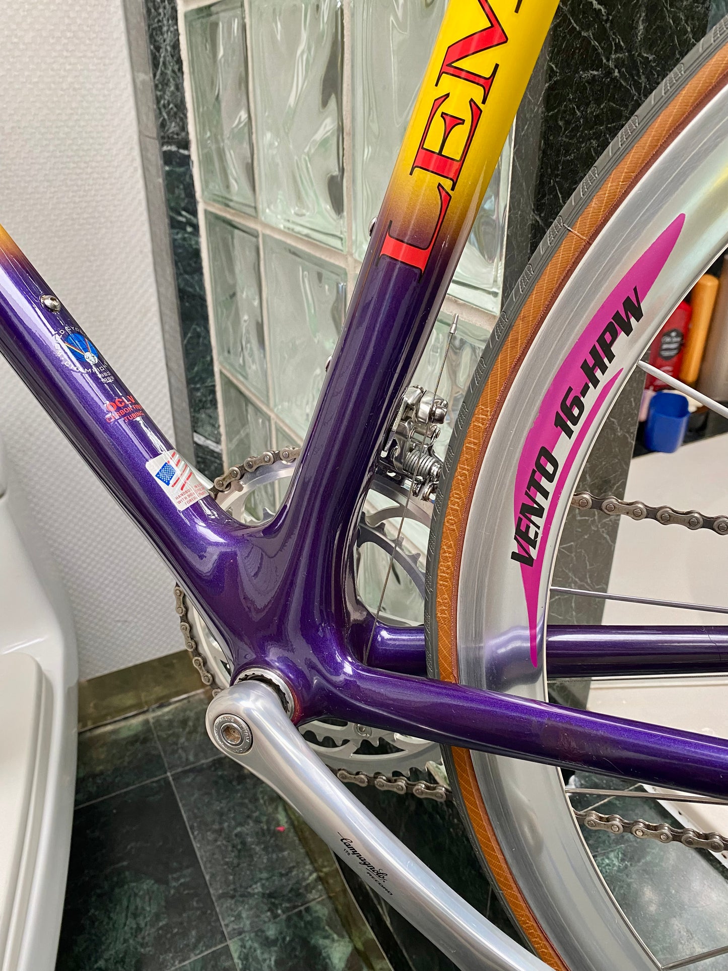 (SIZE 60cm) 1997 LEMOND MAILLOT JAUNE ROAD BIKE - CAMPAGNOLO RECORD