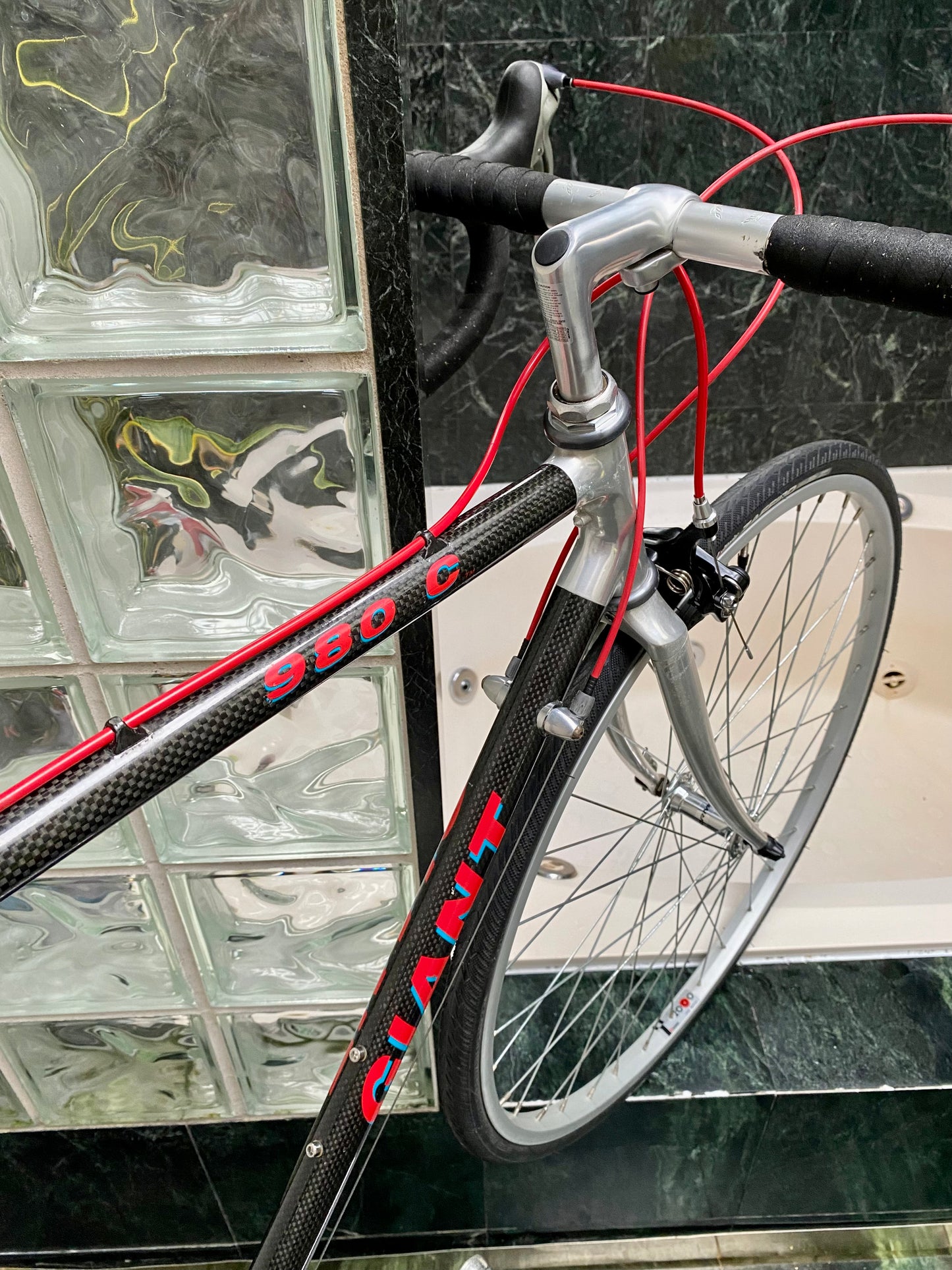 (SIZE 54cm) 1990's GIANT CARBON ROAD BIKE