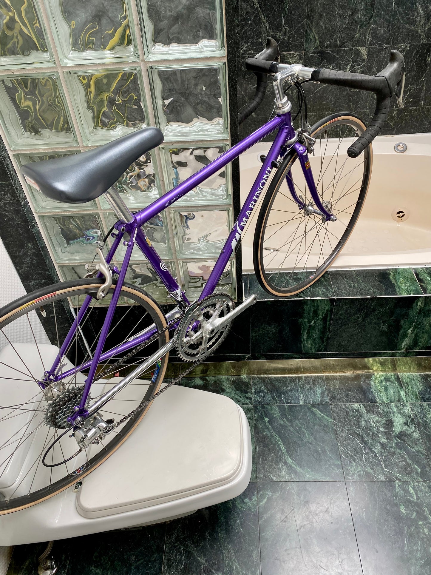 (SIZE 46cm) EARLY-1990's MARINONI SPECIAL ROAD BIKE - CUSTOM BUILT - CAMPAGNOLO - LIKE NEW