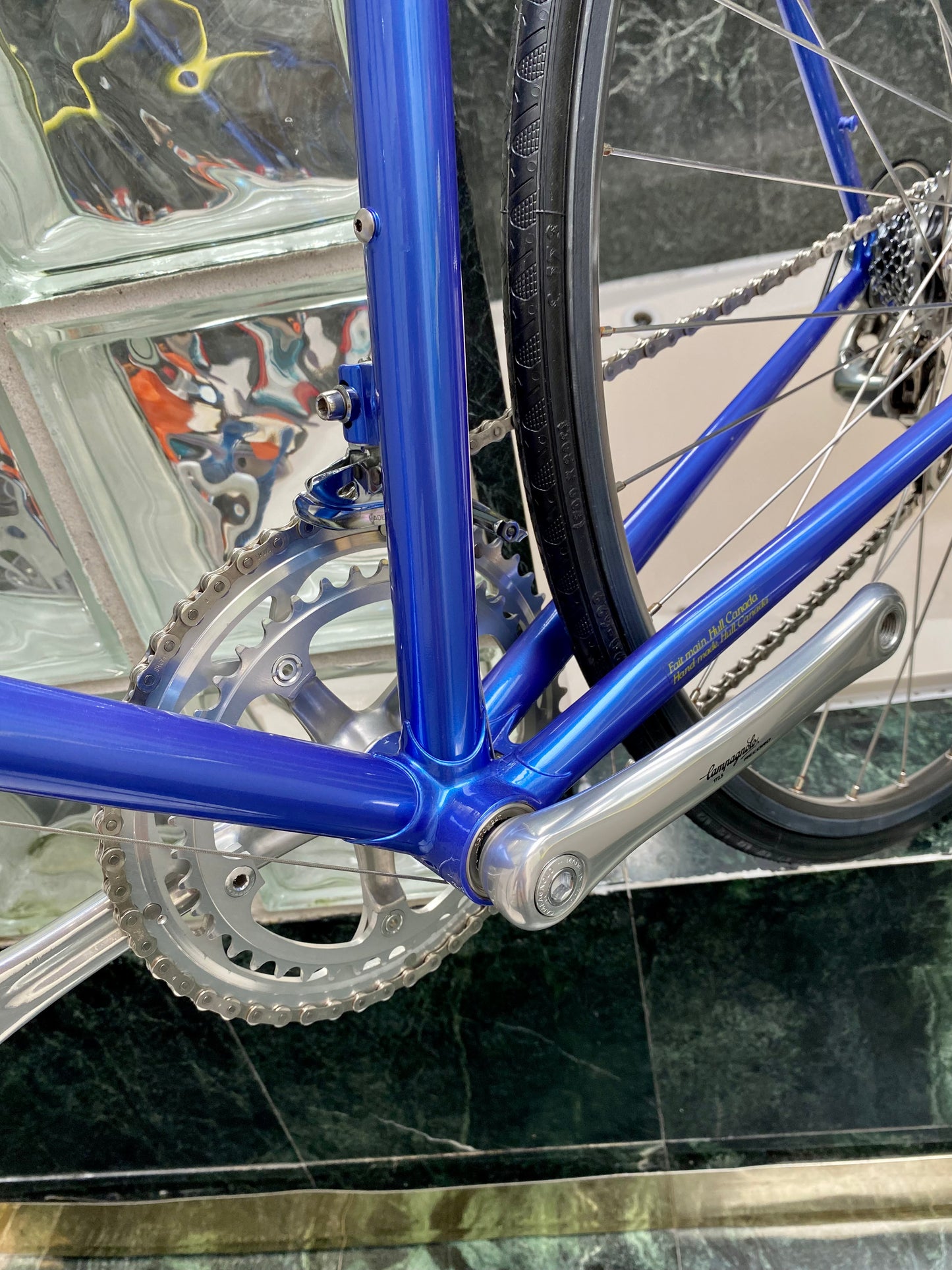 (SIZE 56cm) EARLY-1990's BERTRAND "3000" ROAD BIKE - CAMPAGNOLO RECORD