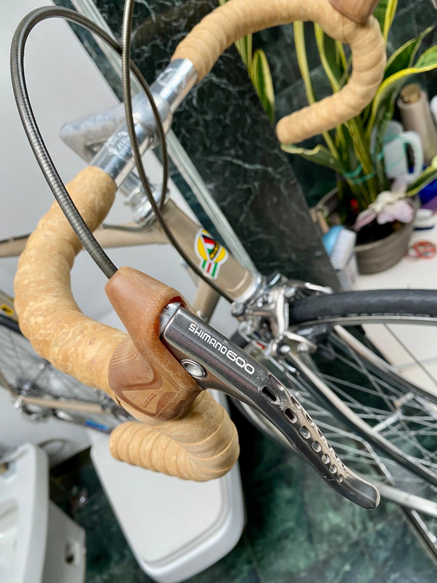 (SIZE 53cm) 1980's MIELE ROAD BIKE - SHIMANO 600