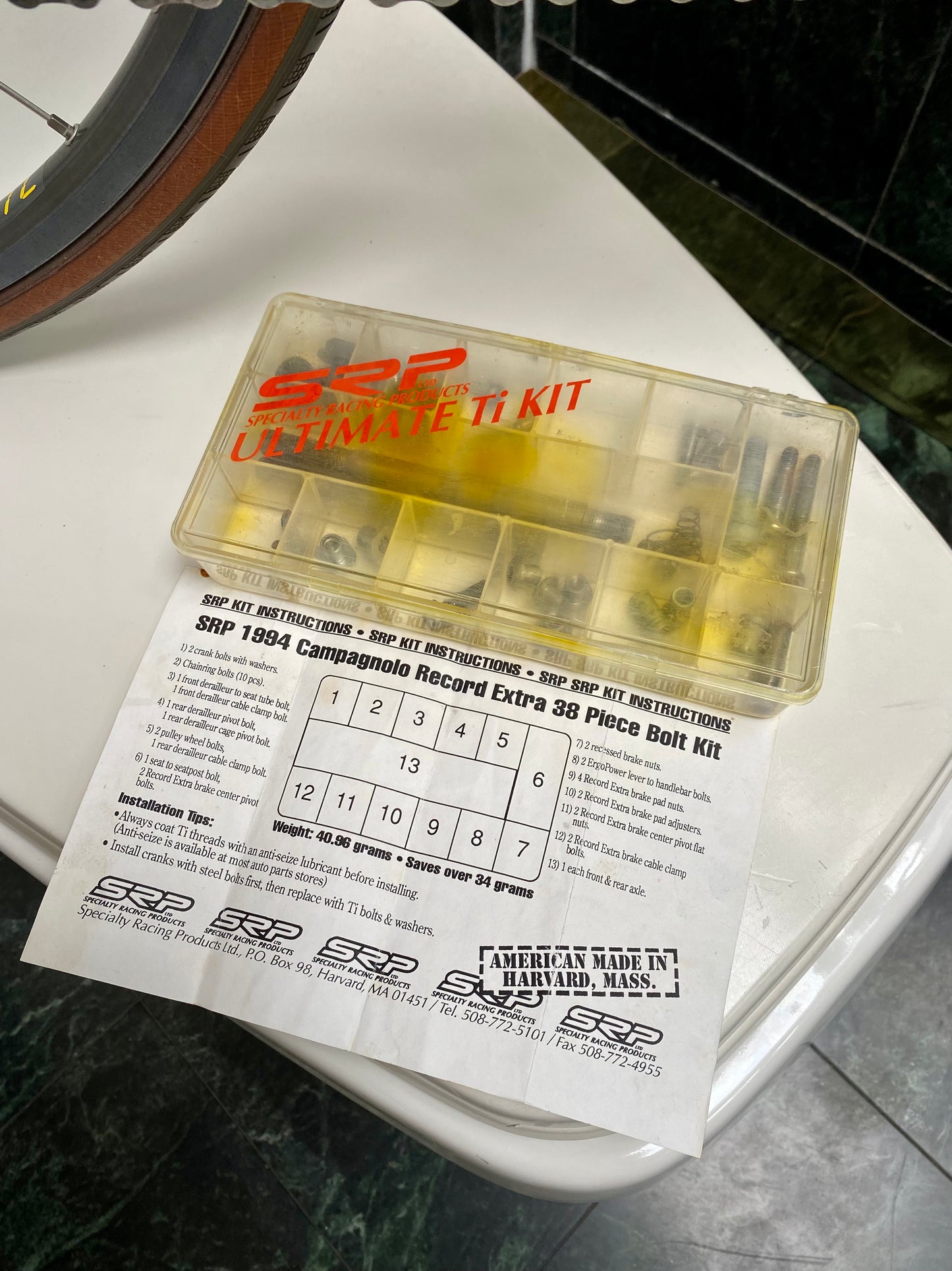 (SIZE 56cm) 1994 SPECTRUM CYCLES "TITANIUM SUPER" ROAD BIKE - CAMPAGNOLO RECORD