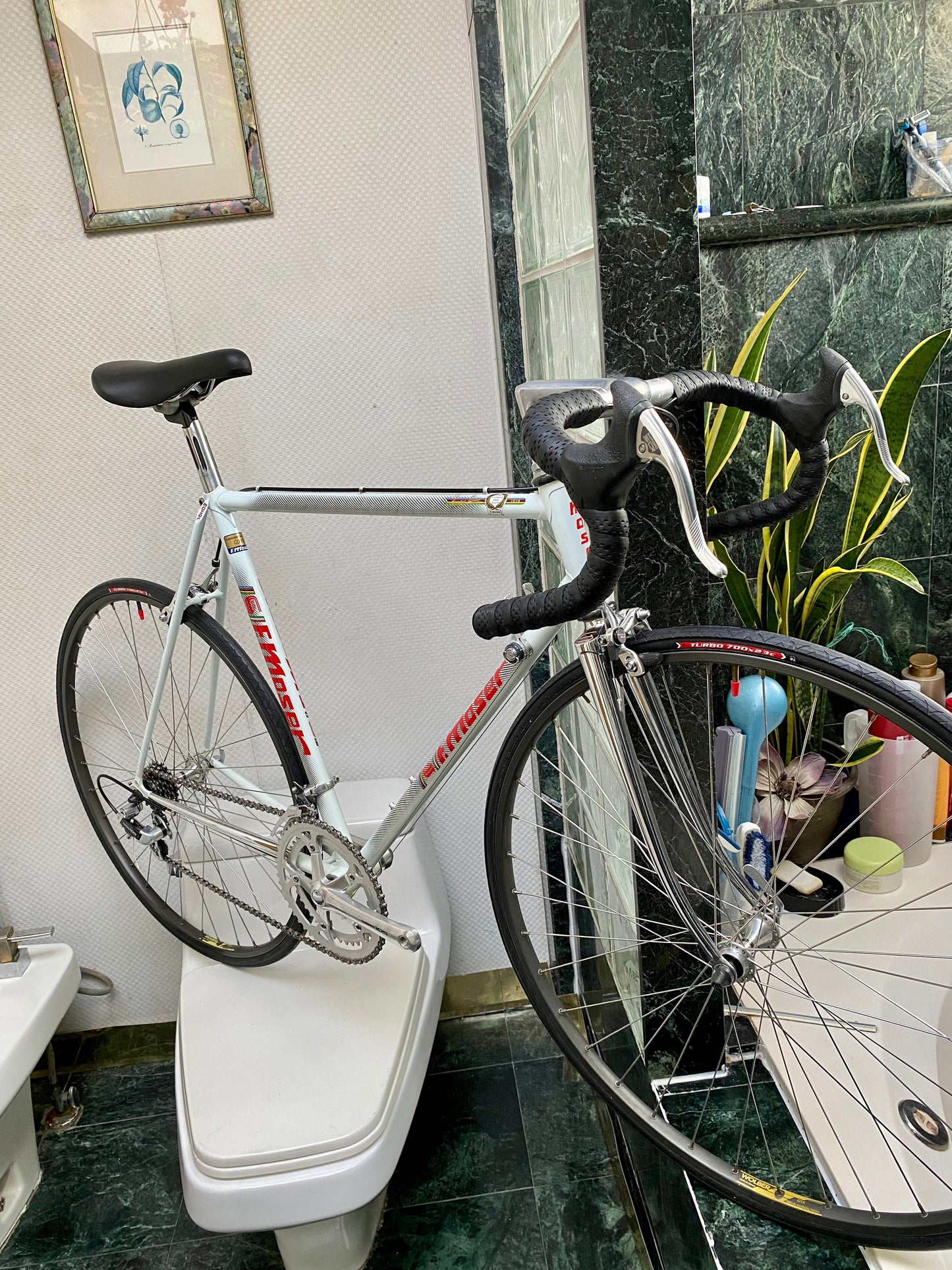 (SIZE 55cm) 1980's MOSER ROAD BIKE - SHIMANO 105 - ORIA SPECIAL