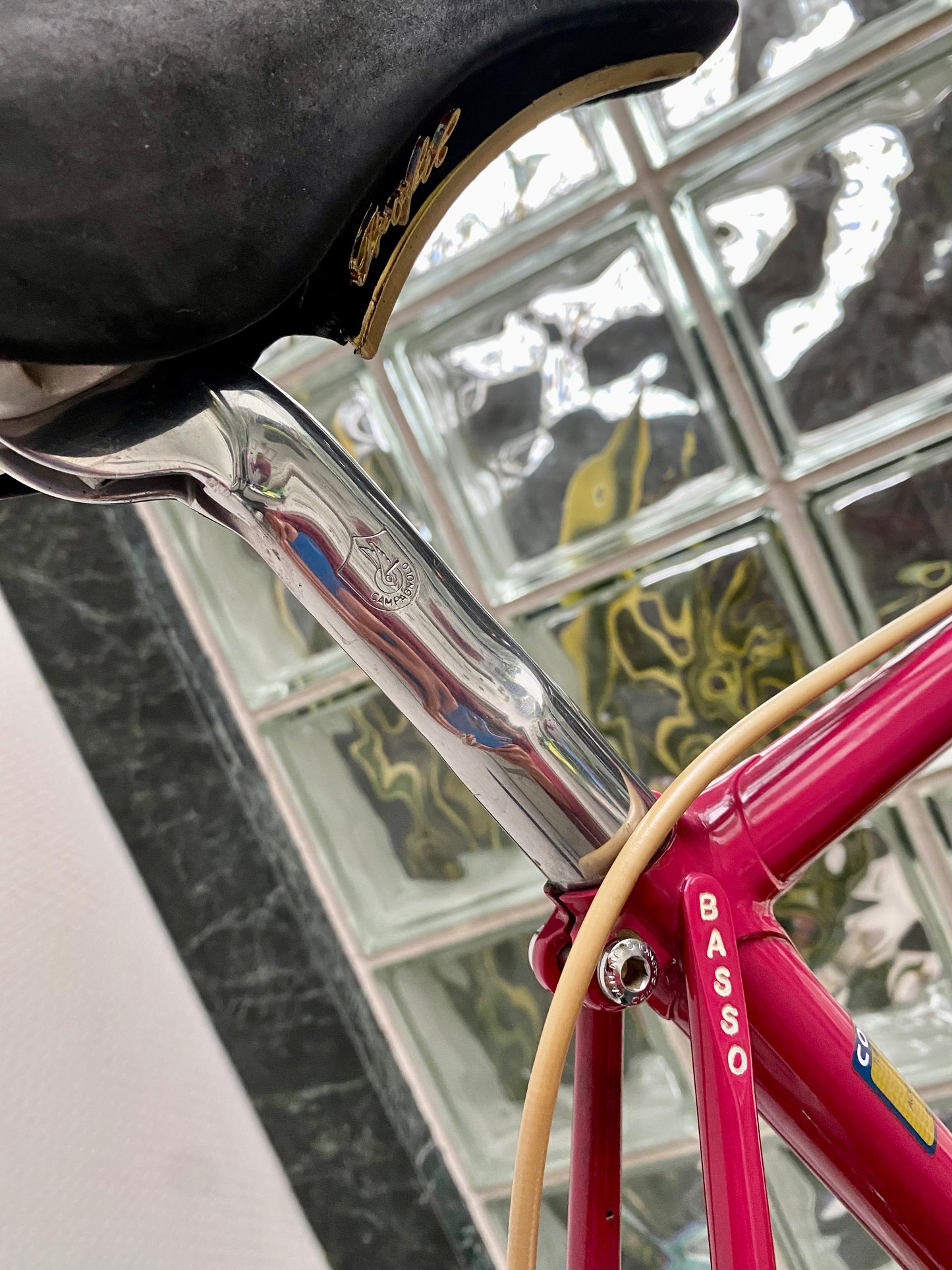 (SIZE 55cm) 1980's BASSO ROAD BIKE - COLUMBUS SL - CAMPAGNOLO ATHENA