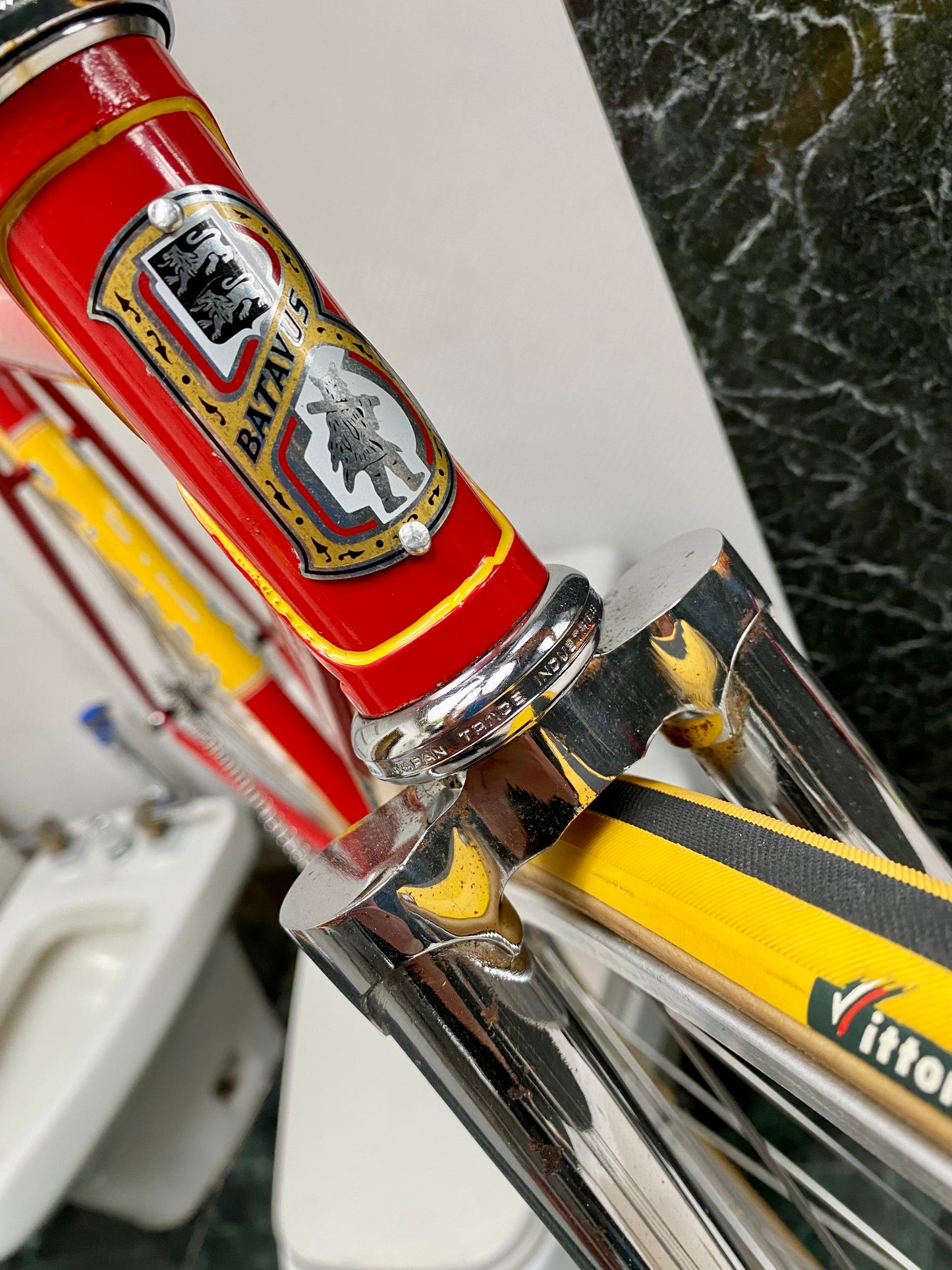 (SIZE 47cm) 1980's BATAVUS PROFESSIONAL TRACK BIKE - MICHE GROUPSET