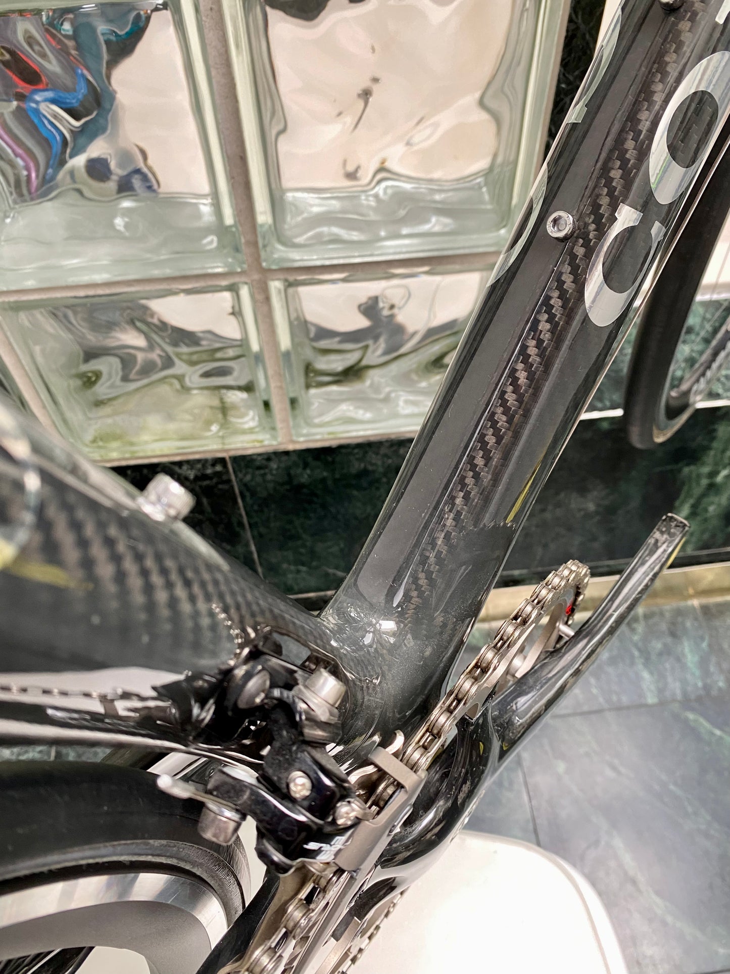 (SIZE 53cm) 2004 COLNAGO PRESIDENT LEONARDO DA VINCI ROAD BIKE - CAMPAGNOLO RECORD