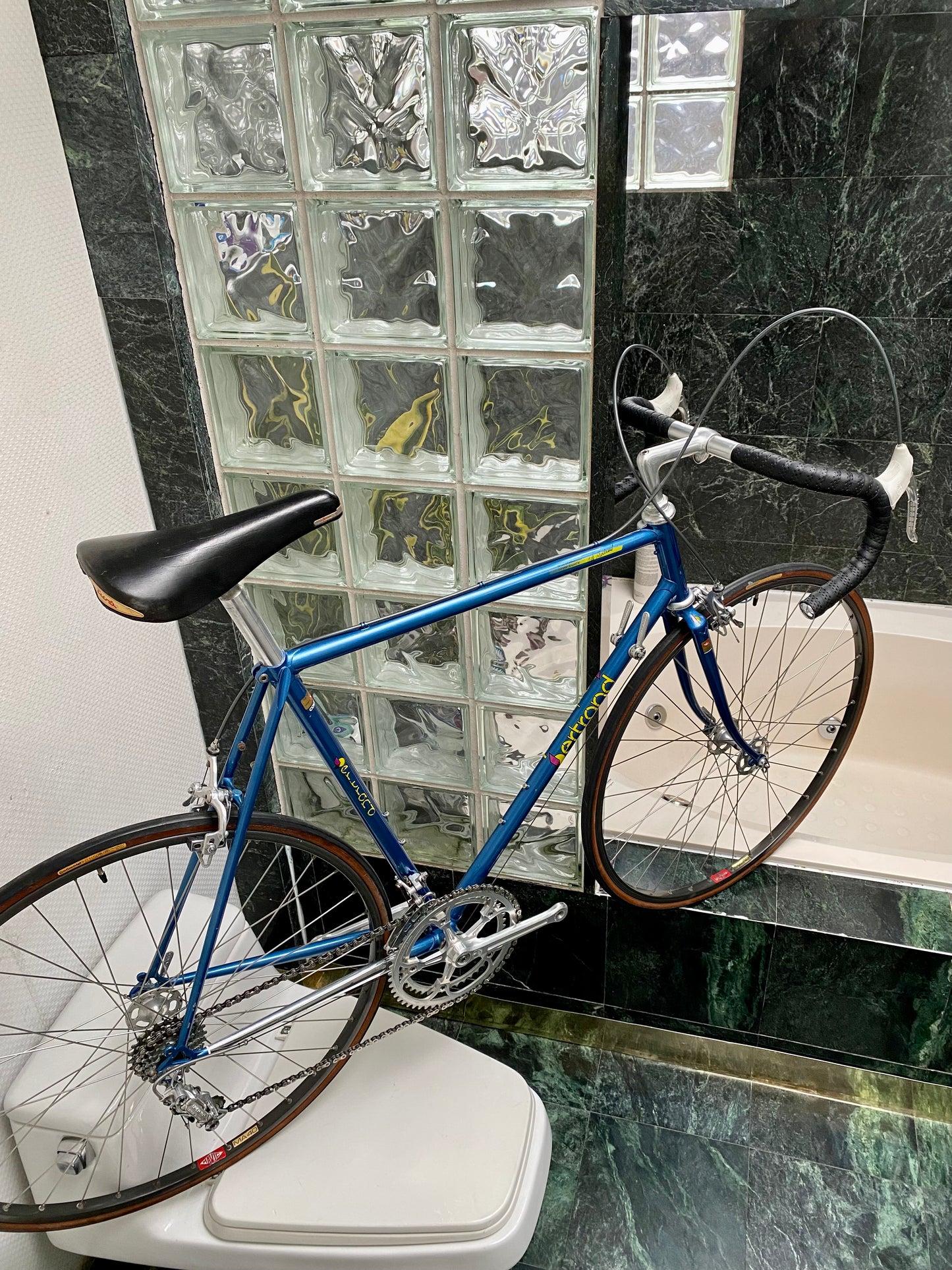 (SIZE 57cm) 1980's BERTRAND ROAD BIKE - CAMPAGNOLO - COLUMBUS SL