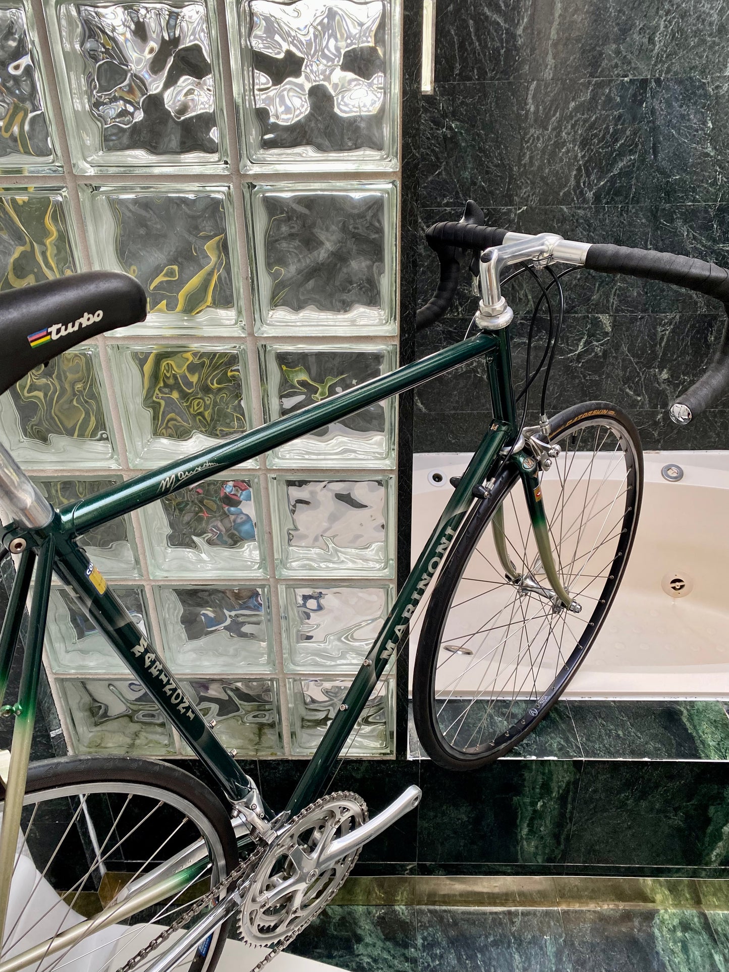 (SIZE 60cm) EARLY-1990's MARINONI ROAD BIKE - COLUMBUS SP - CAMPAGNOLO