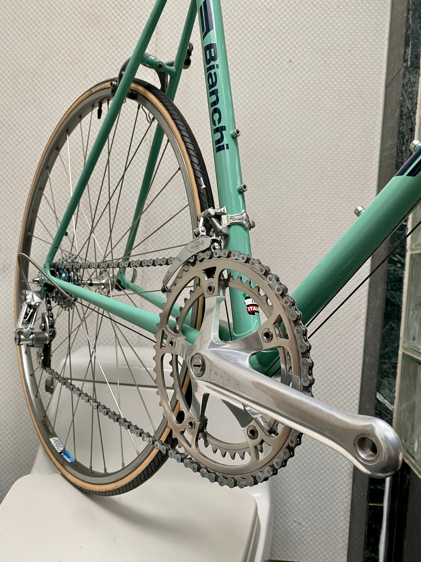 (SIZE 53cm) 1980's BIANCHI TROFEO ROAD BIKE - CAMPAGNOLO - COLUMBUS - LIKE NEW
