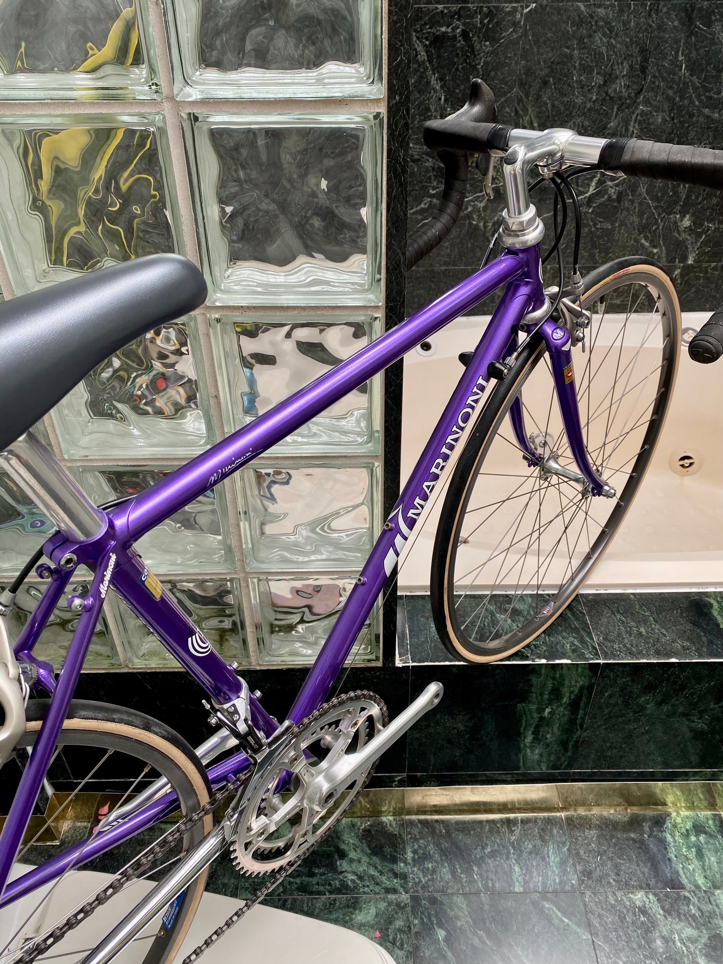 (SIZE 46cm) EARLY-1990's MARINONI SPECIAL ROAD BIKE - CUSTOM BUILT - CAMPAGNOLO - LIKE NEW