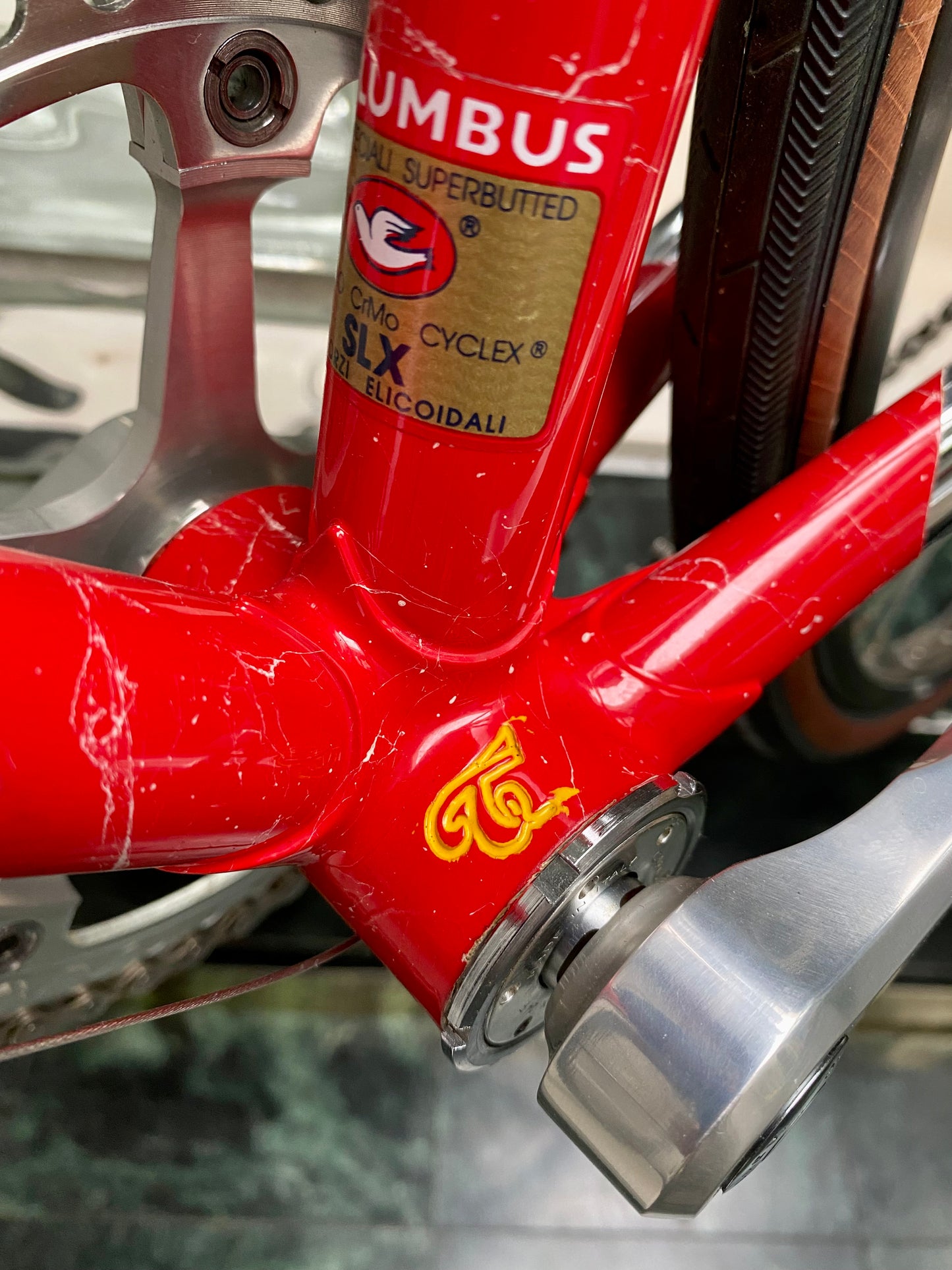 (SIZE 53cm) 1980's TOMMASINI SUPER PRESTIGE ROAD BIKE - CAMPAGNOLO SUPER RECORD - COLUMBUS SLX