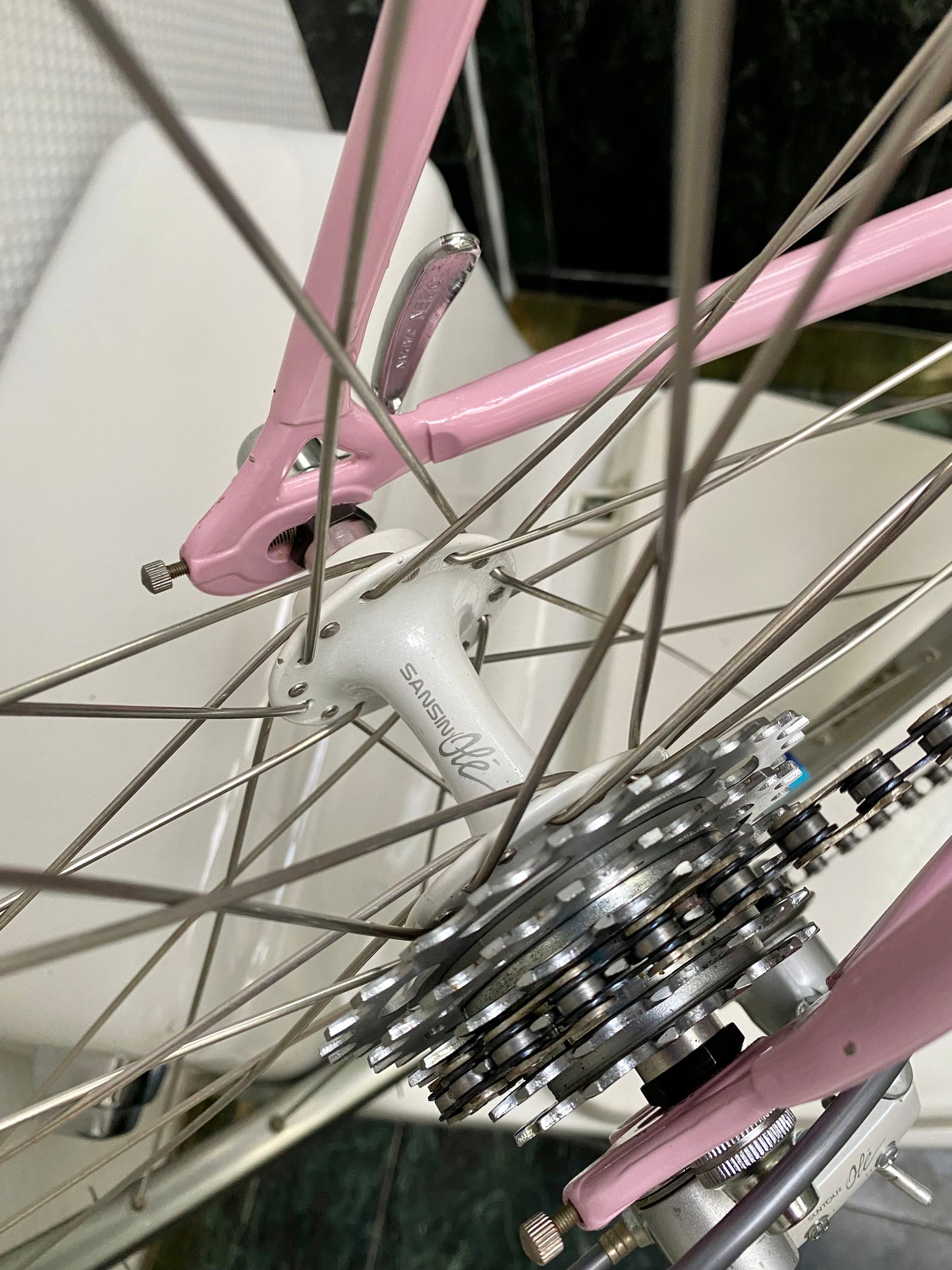 (SIZE 53cm) 1980's MIELE "CLASSICA" ROAD BIKE - PINK