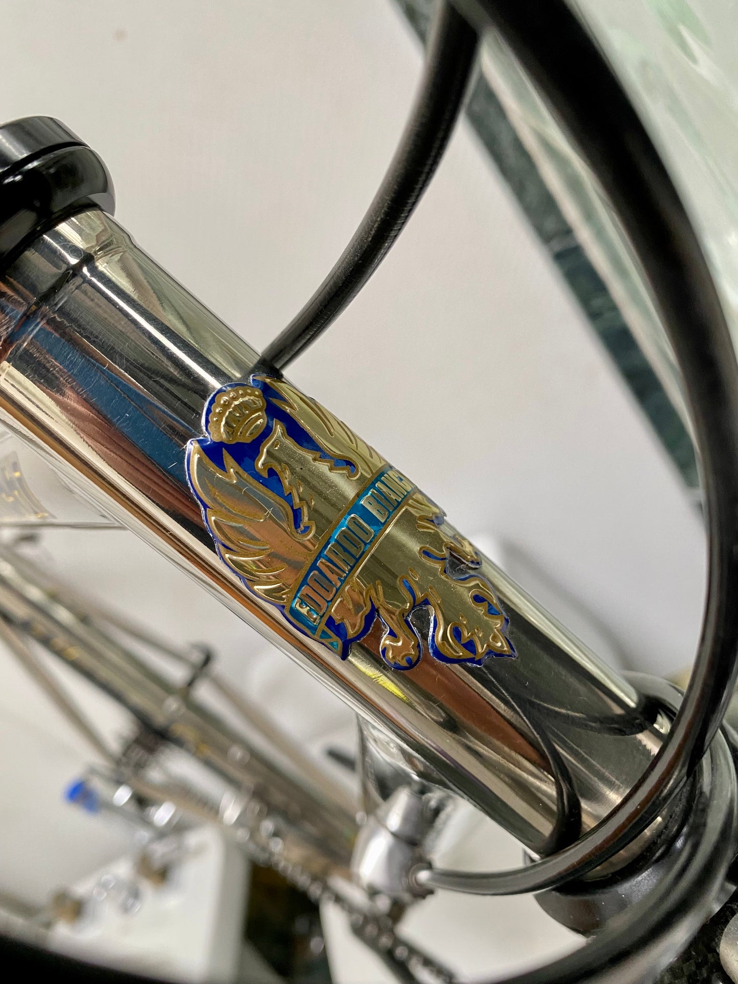 (SIZE 54cm) 2004 BIANCHI "XL EXTRALITE" TITANIUM ROAD BIKE - CAMPAGNOLO RECORD - SPOTLESS