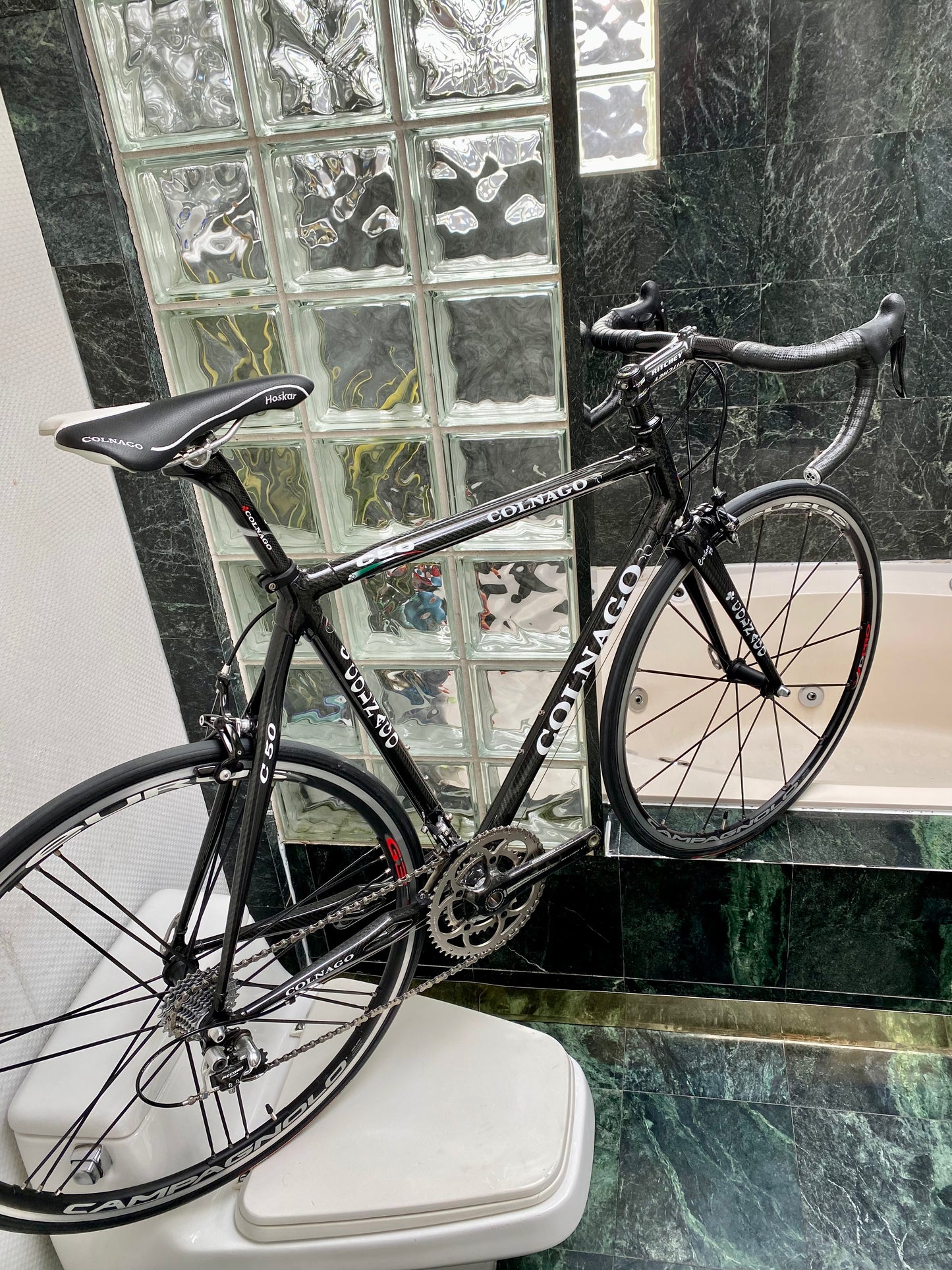 (SIZE 56cm) CLASSIC COLNAGO C50 ROAD BIKE - CAMPAGNOLO RECORD - LIKE NEW / SPOTLESS