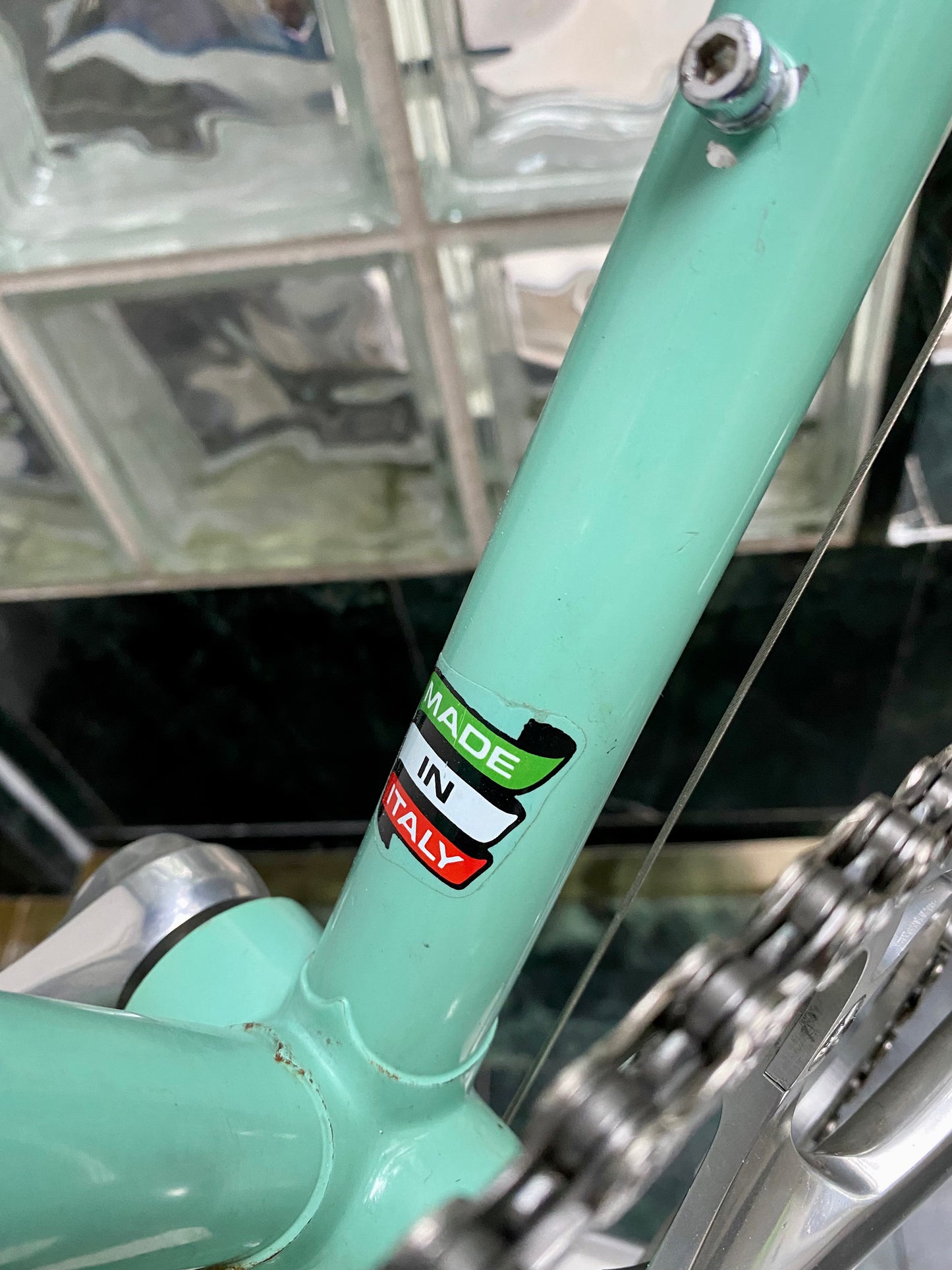 (SIZE 54cm) 1980's BIANCHI MONDIALE ROAD BIKE - CAMPAGNOLO CHORUS