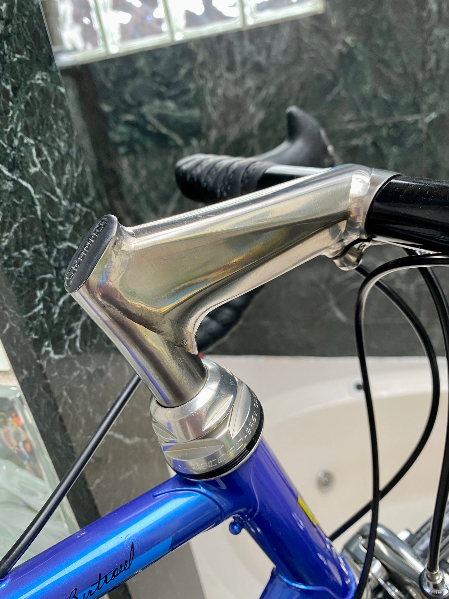 (SIZE 56cm) EARLY-1990's BERTRAND "3000" ROAD BIKE - CAMPAGNOLO RECORD