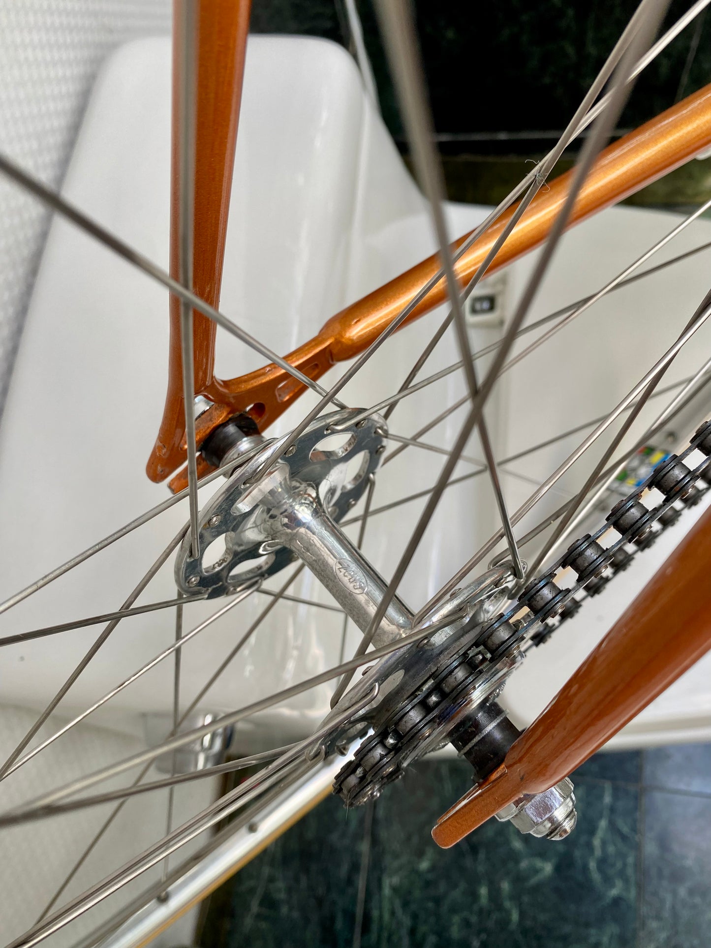 (SIZE 56cm) 1970's ZEUS PISTA TRACK BIKE - SUPER BEAUTIFUL!