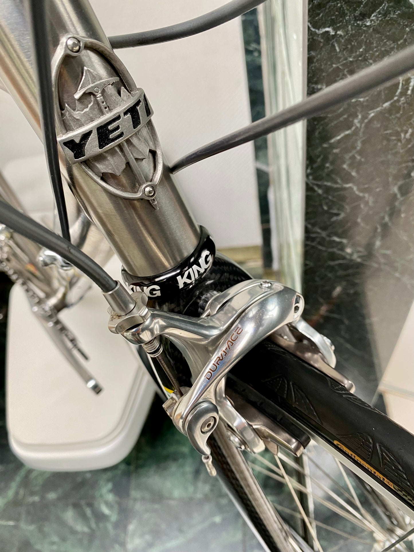 (SIZE 54cm) 2003 YETI ROAD PROJECT TITANIUM ROAD BIKE - SHIMANO DURA ACE - SPOTLESS !