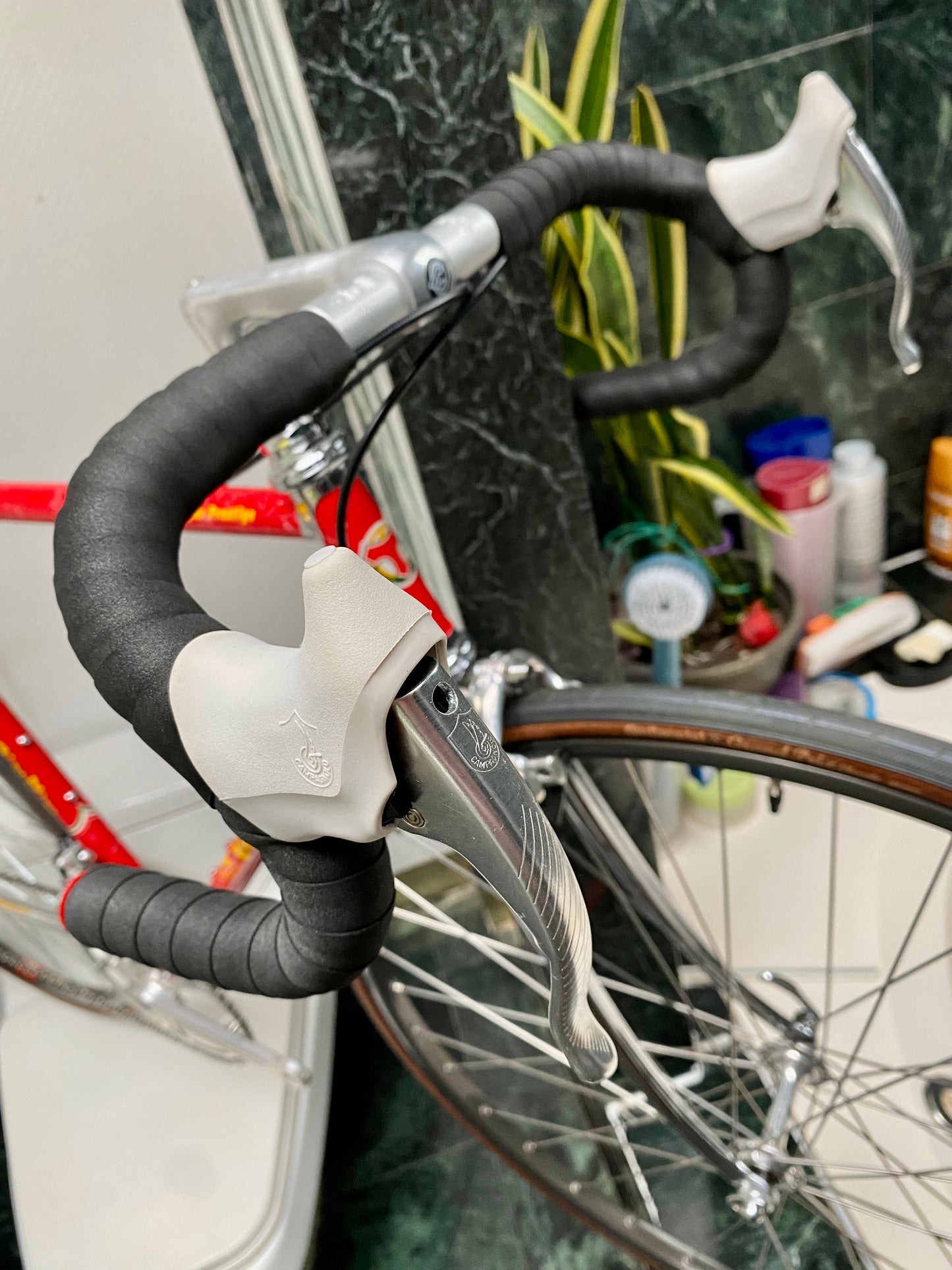 (SIZE 53cm) 1980's TOMMASINI SUPER PRESTIGE ROAD BIKE - CAMPAGNOLO SUPER RECORD - COLUMBUS SLX