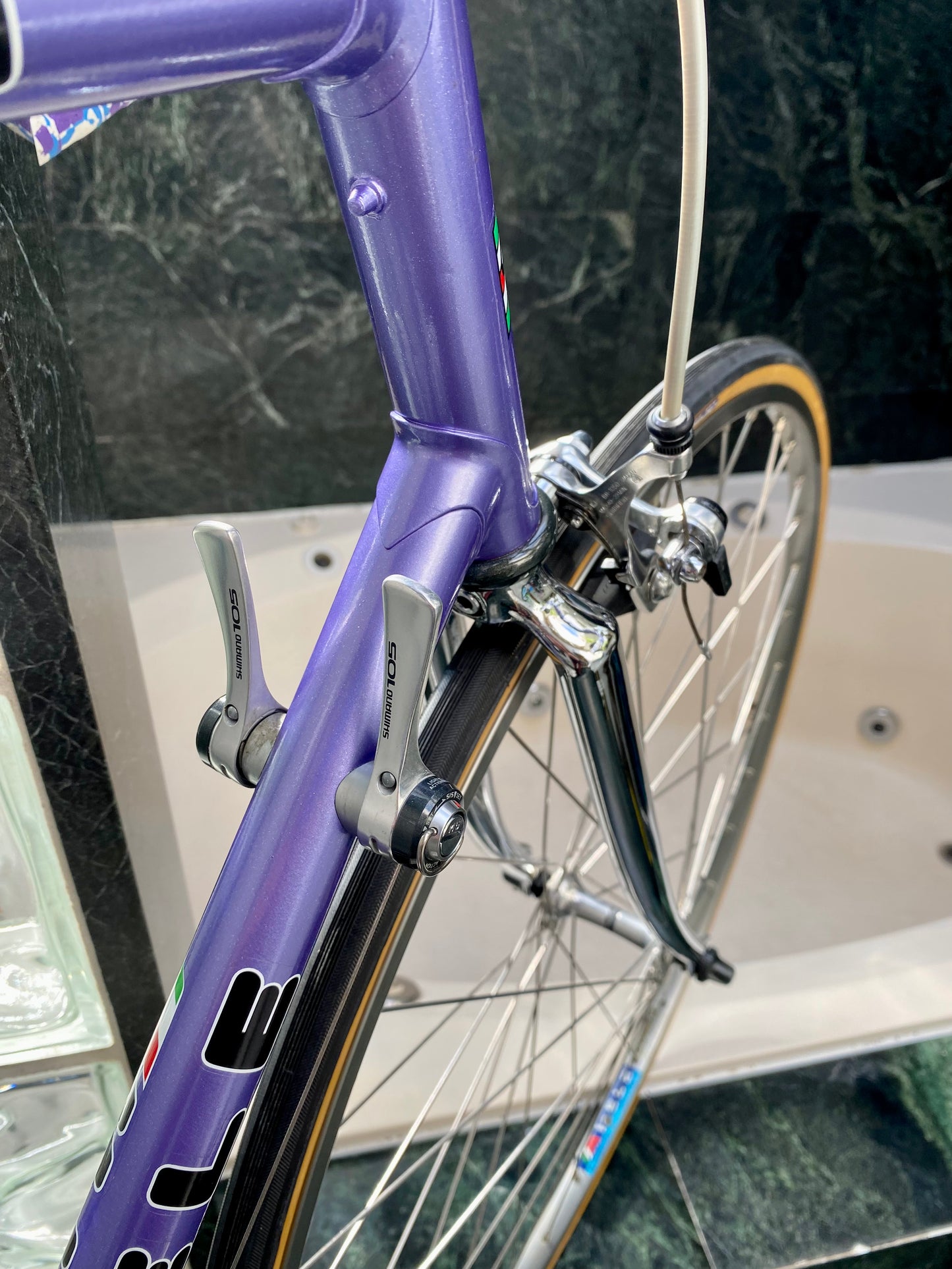 (SIZE 56cm) NOS / NEW 1980's MIELE ROAD BIKE - SHIMANO 105