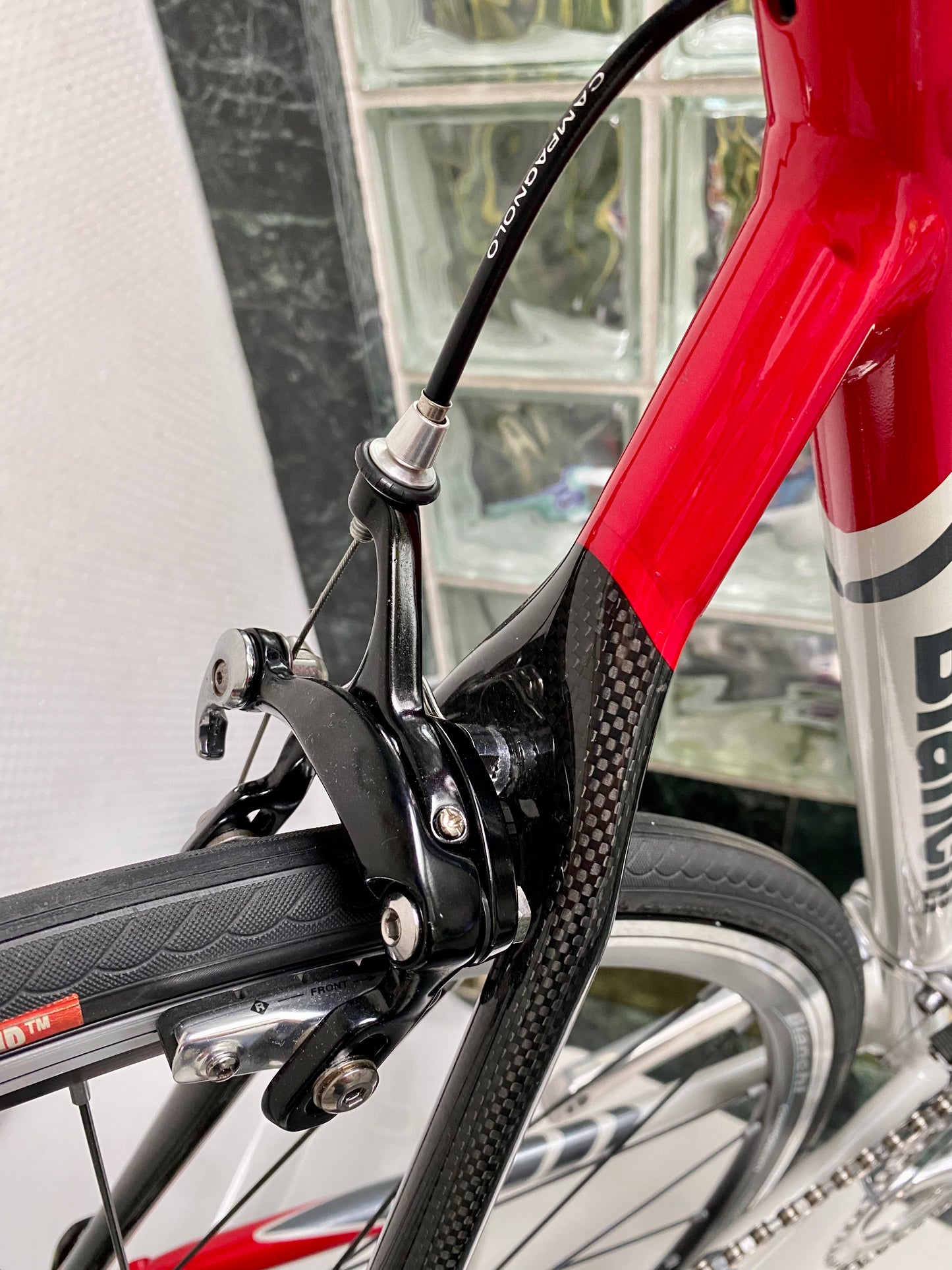 (SIZE 56cm) NOS / BRAND NEW CLASSIC BIANCHI ROAD BIKE - CAMPAGNOLO