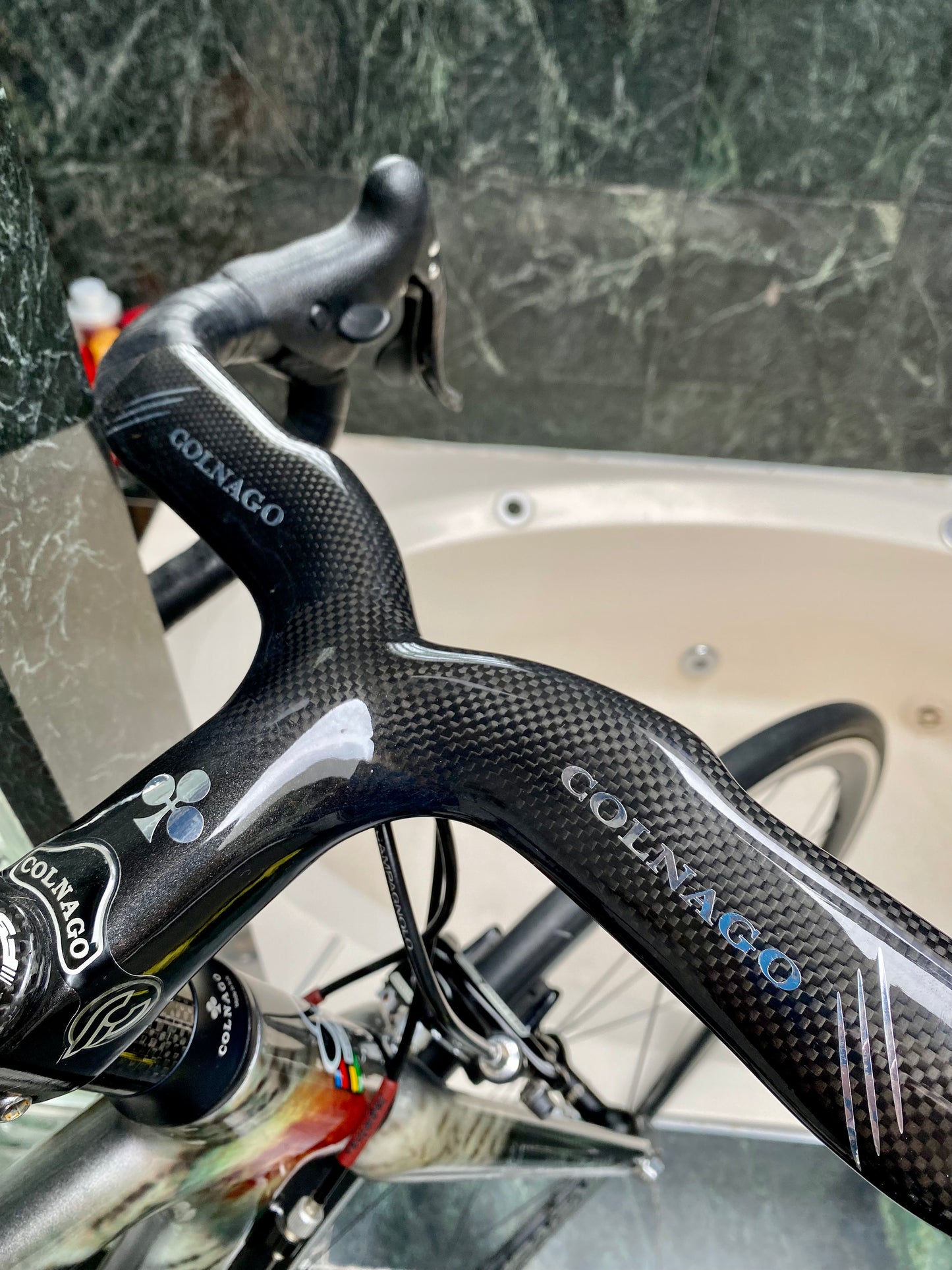 (SIZE 53cm) 2004 COLNAGO PRESIDENT LEONARDO DA VINCI ROAD BIKE - CAMPAGNOLO RECORD