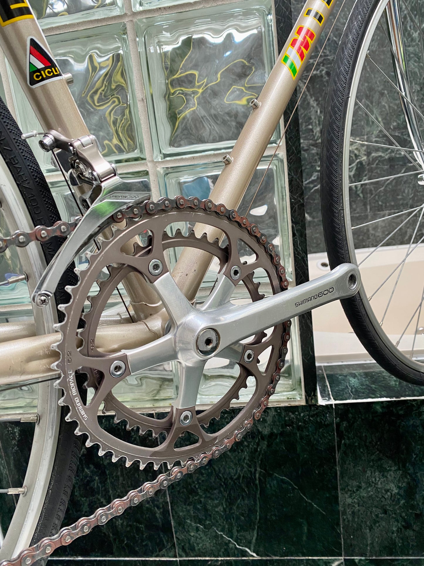 (SIZE 53cm) 1980's MIELE ROAD BIKE - SHIMANO 600