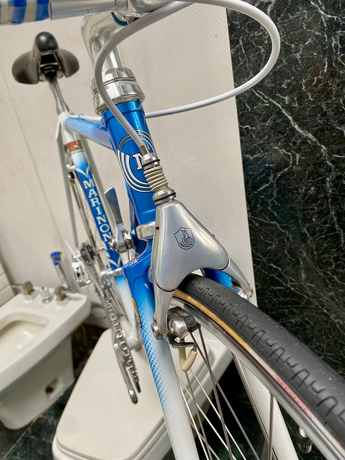 (SIZE 51cm) 1980's MARINONI SPECIAL ROAD BIKE - CAMPAGNOLO C-RECORD DELTA GROUPSET