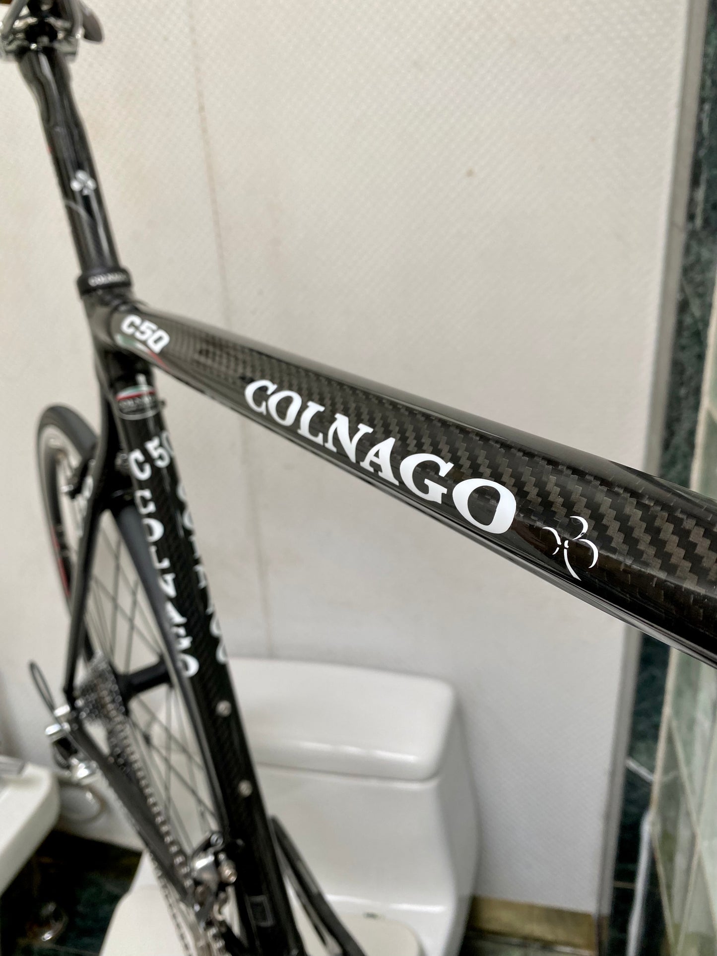 (SIZE 56cm) CLASSIC COLNAGO C50 ROAD BIKE - CAMPAGNOLO RECORD - LIKE NEW / SPOTLESS
