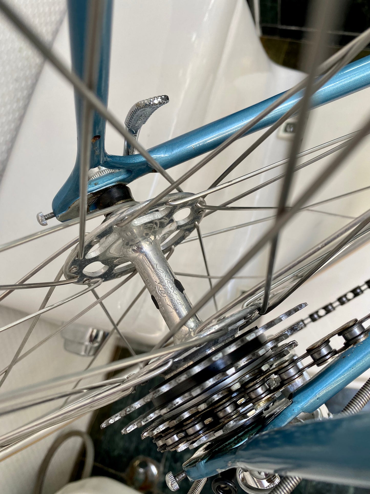 (SIZE 59cm) 1970's PROFESSIONAL ROAD BIKE - ALL ORIGINAL - CAMPAGNOLO GROUPSET