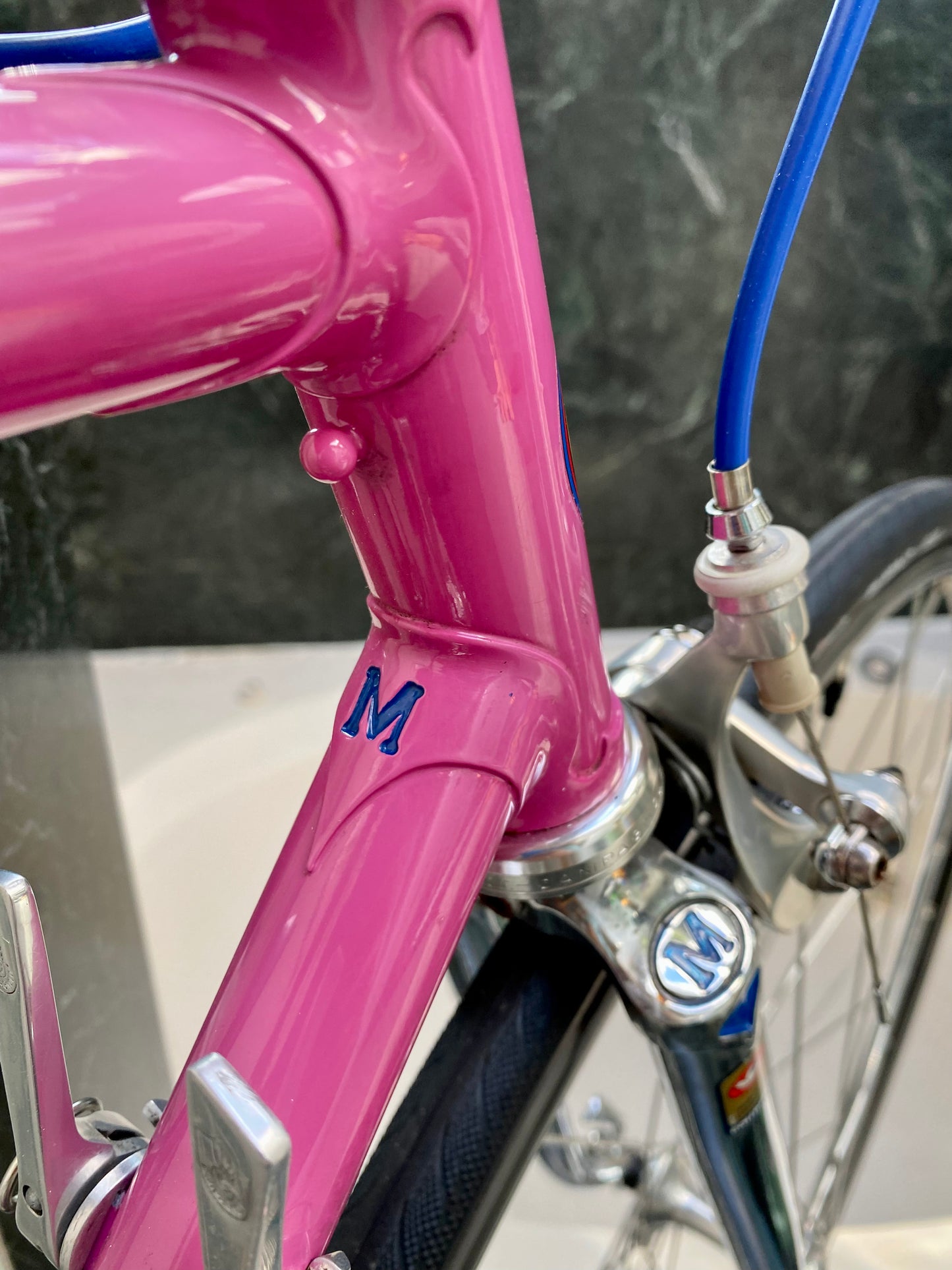 (SIZE 53cm) 1980's MARINONI SPECIAL ROAD BIKE - CAMPAGNOLO ATHENA GROUPSET - PINK