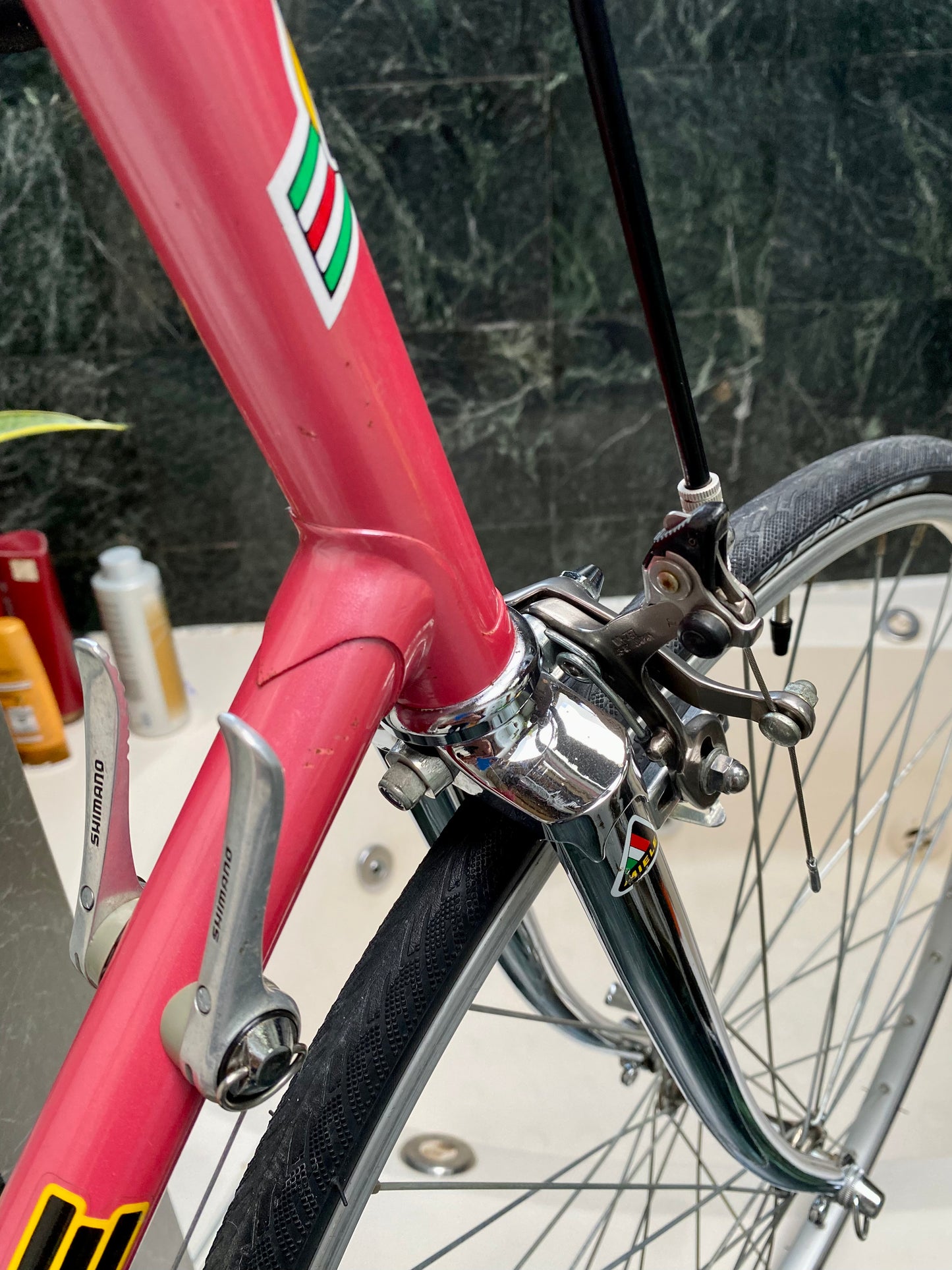 (SIZE 62cm) 1980's MIELE ROAD BIKE - VERY NICE! - PINK
