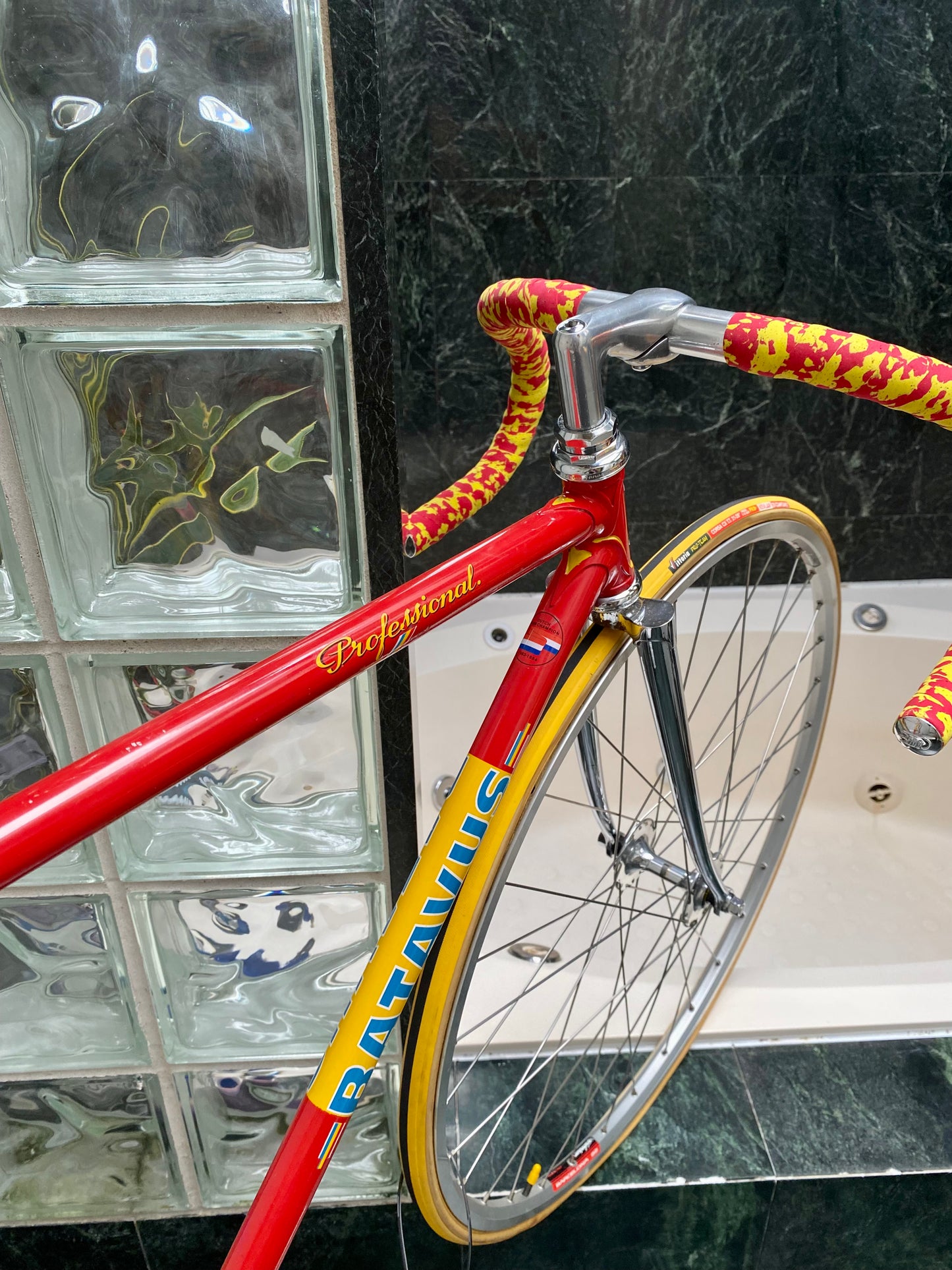 (SIZE 47cm) 1980's BATAVUS PROFESSIONAL TRACK BIKE - MICHE GROUPSET