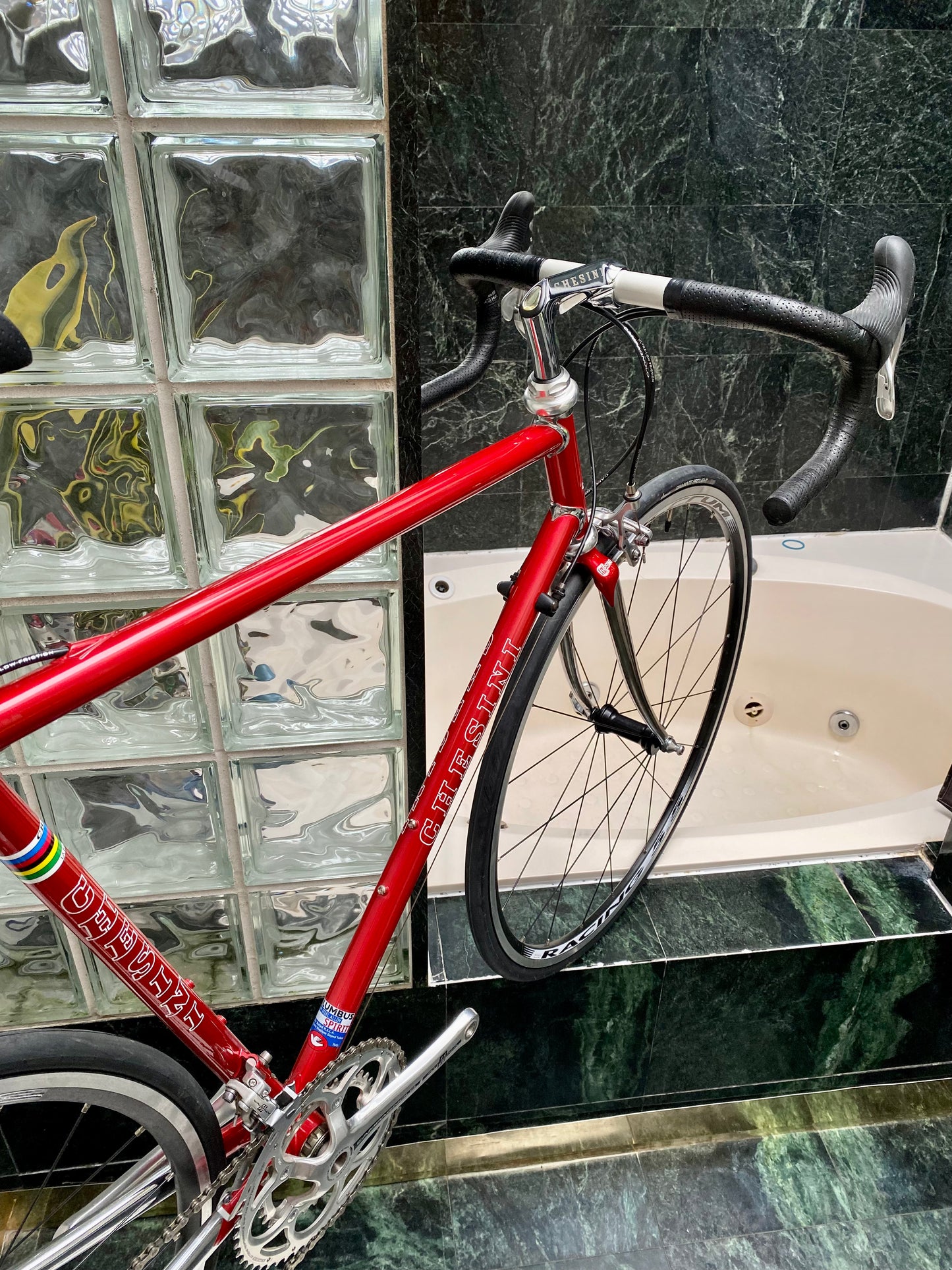 (SIZE 56cm) CHESINI X-UNO STEEL ROAD BIKE - COLUMBUS STEEL / CAMPY ATHENA 11