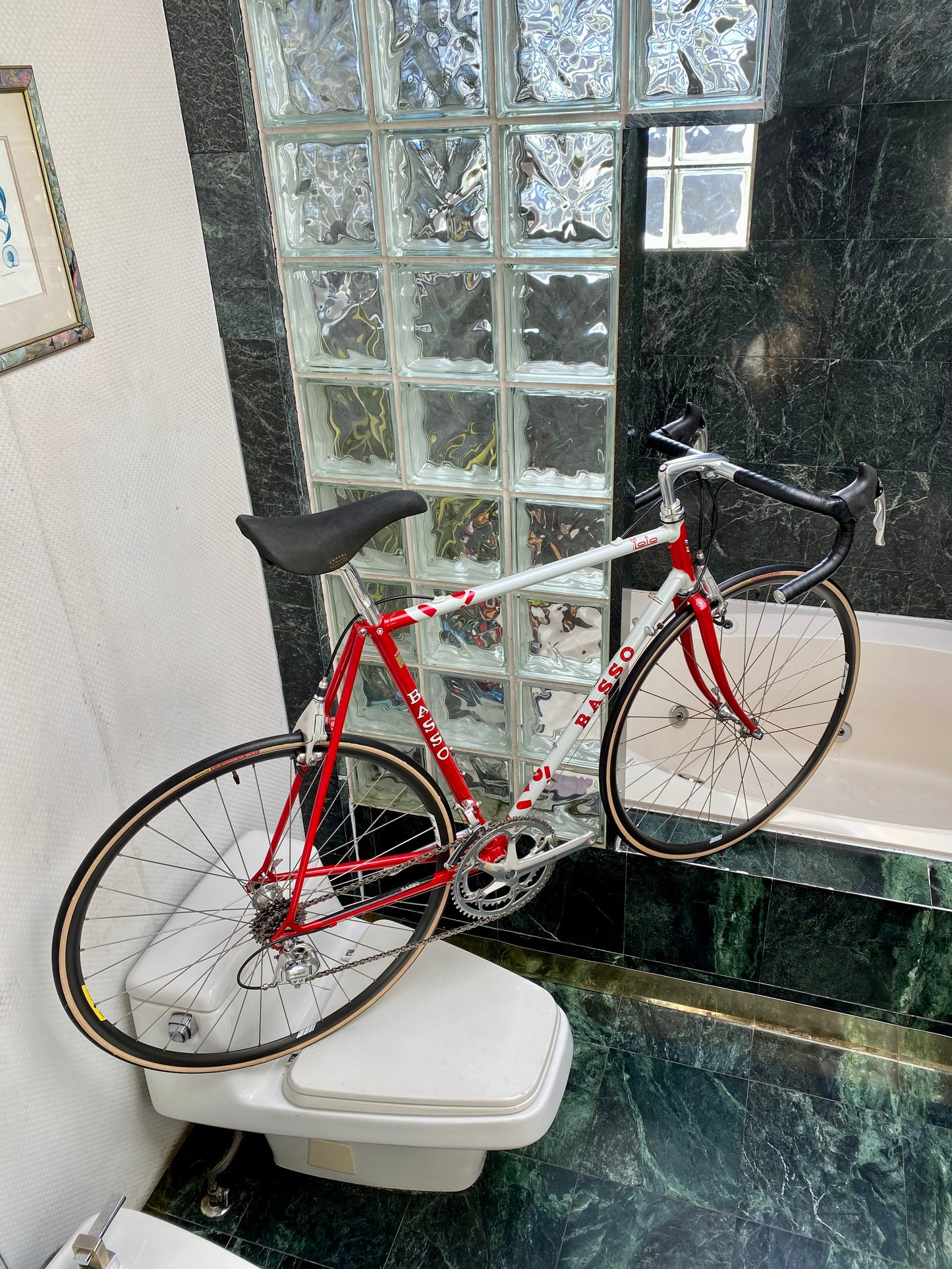 (SIZE 56cm) EARLY-1990's BASSO FIOR DI LOTO ROAD BIKE - NOS / NEW - CAMPAGNOLO C-RECORD DELTA