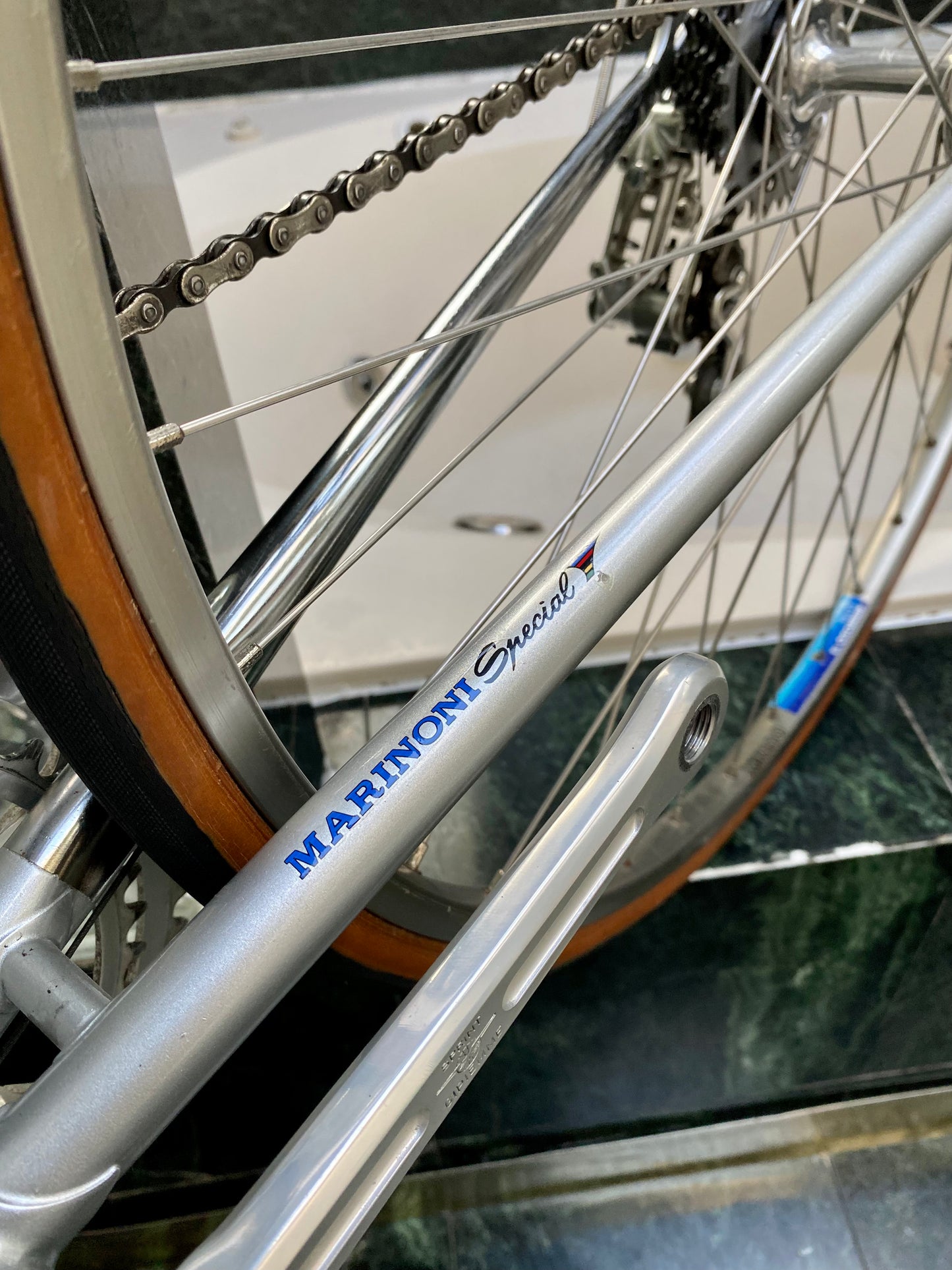 (SIZE 60cm) EARLY-1980's MARINONI SPECIAL ROAD BIKE - CAMPAGNOLO - COLUMBUS SL