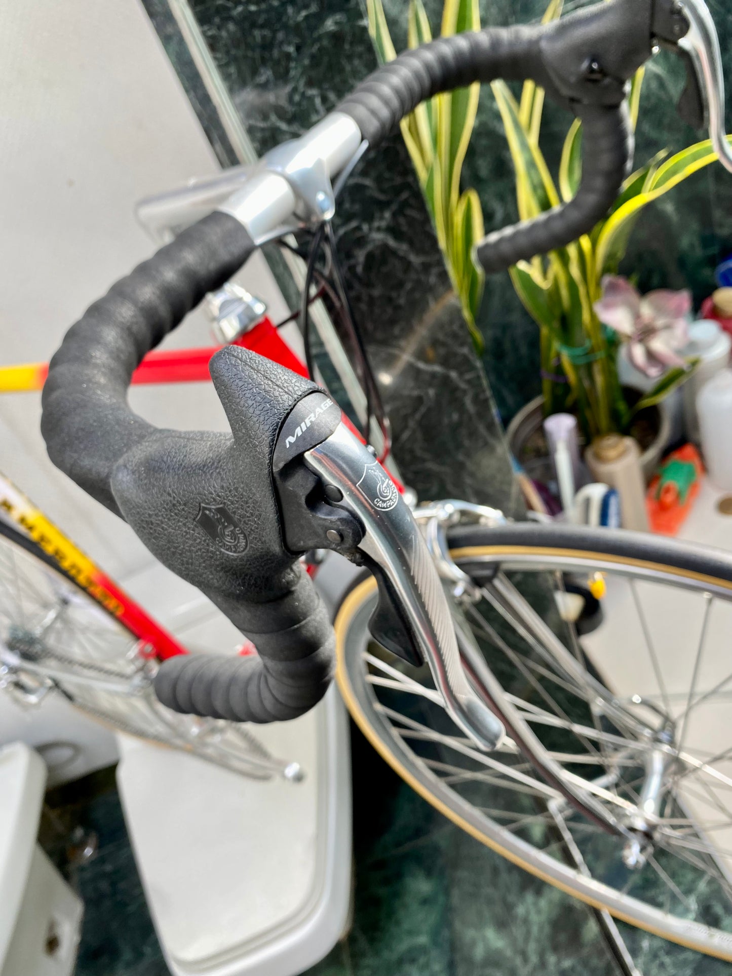 (SIZE 57cm) STUNNING EARLY-1990's CUSTOM CRAMEROTTI ROAD BIKE - CAMPAGNOLO