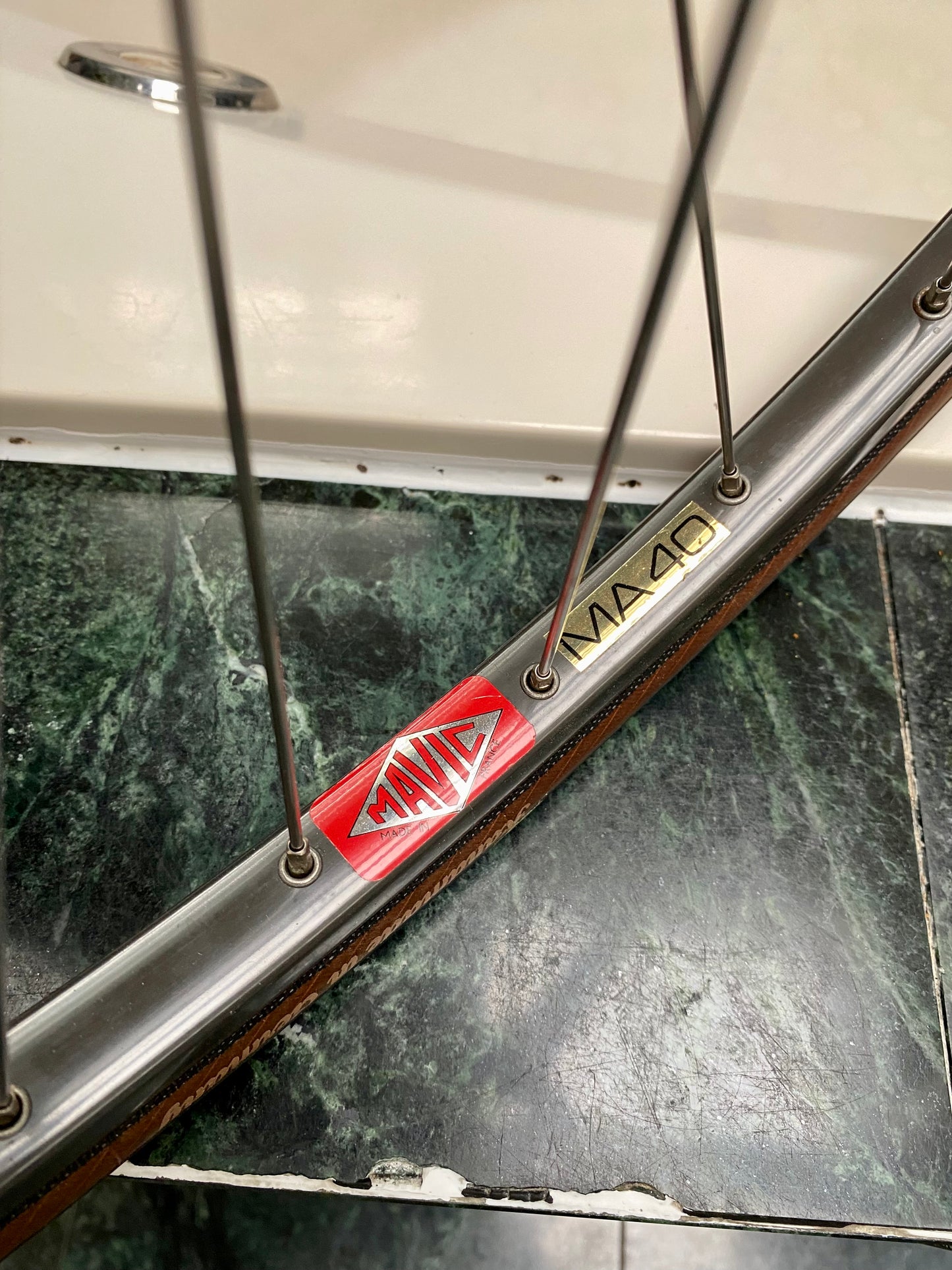 (SIZE 53cm) 1980's TOMMASINI SUPER PRESTIGE ROAD BIKE - CAMPAGNOLO SUPER RECORD - COLUMBUS SLX