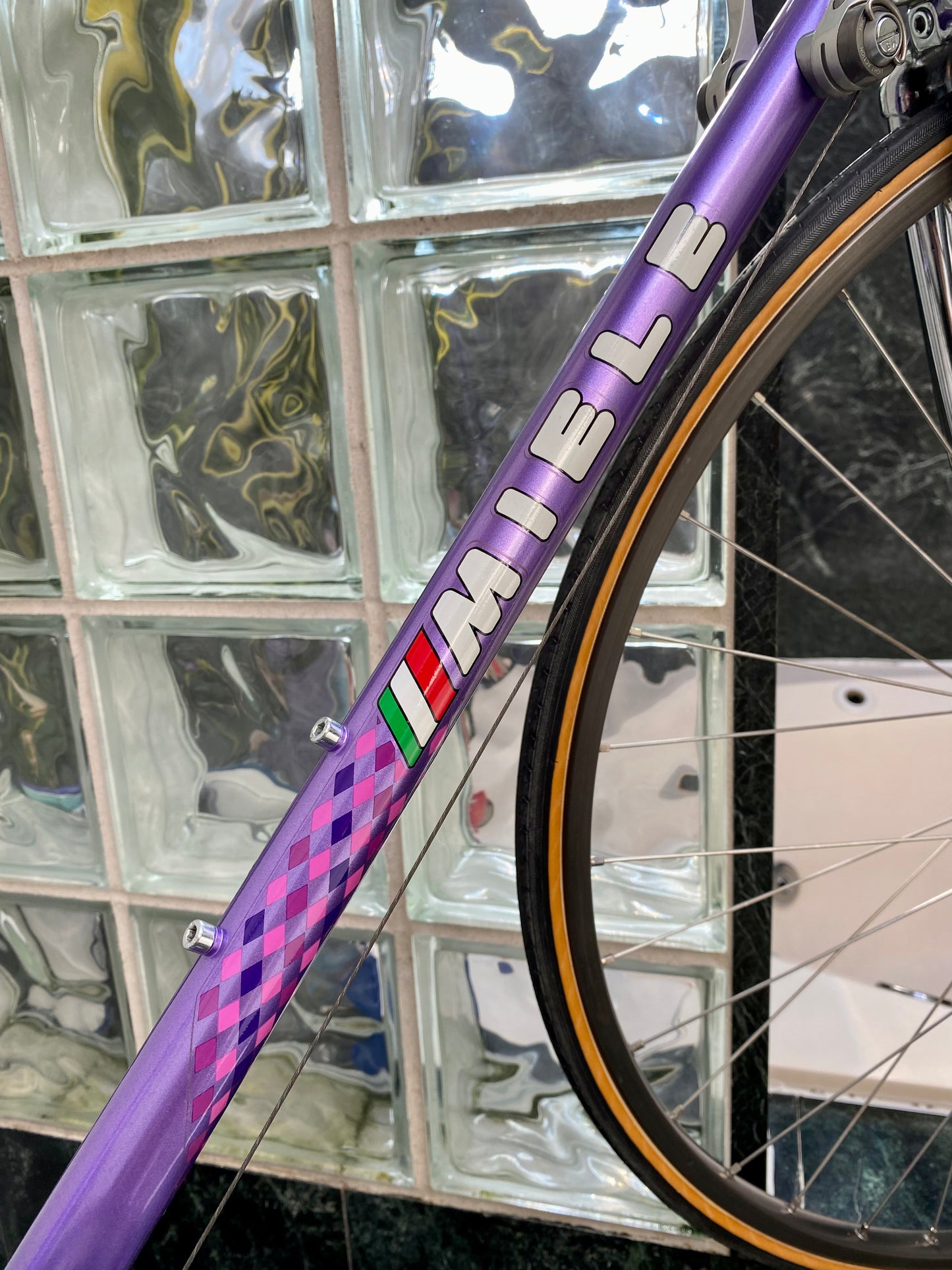 (SIZE 56cm) 1980's BRAND NEW / NOS MIELE ROAD BIKE - SHIMANO 105